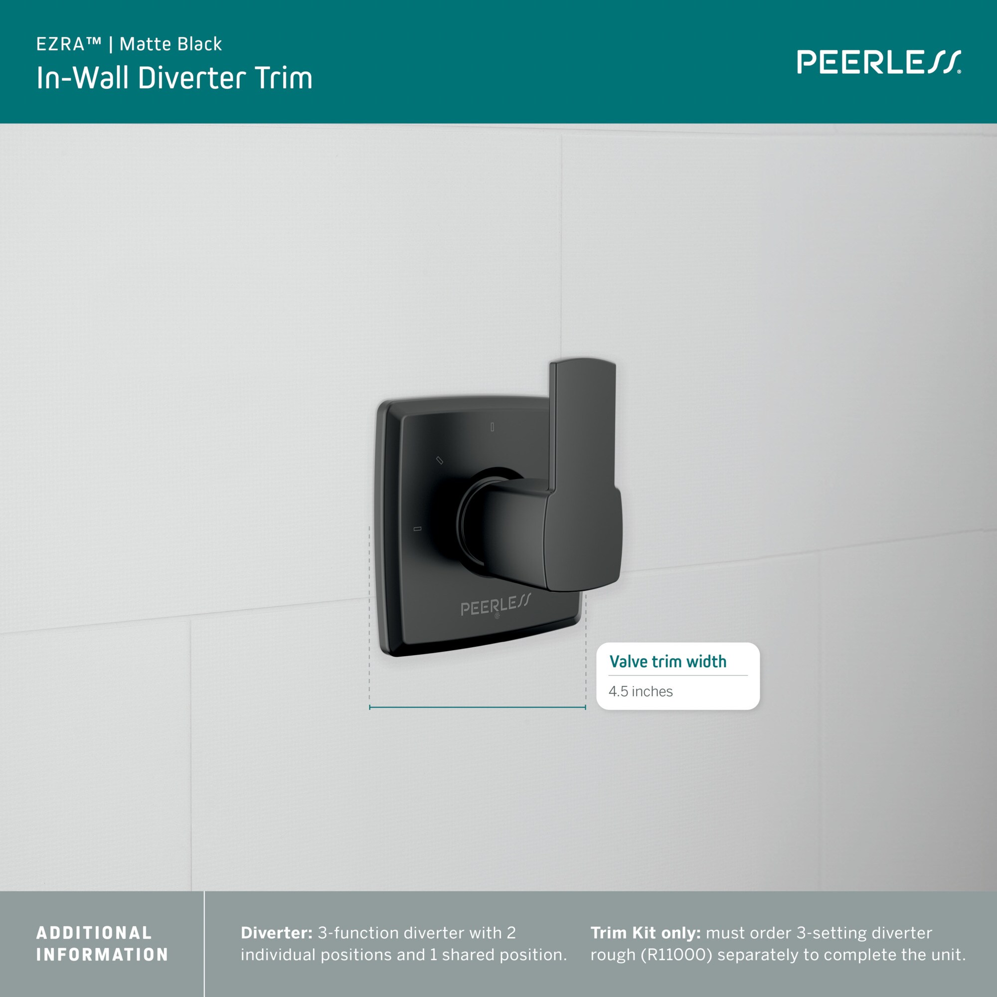Peerless PTT14371-BL Bath-Shower-Facc - View #7