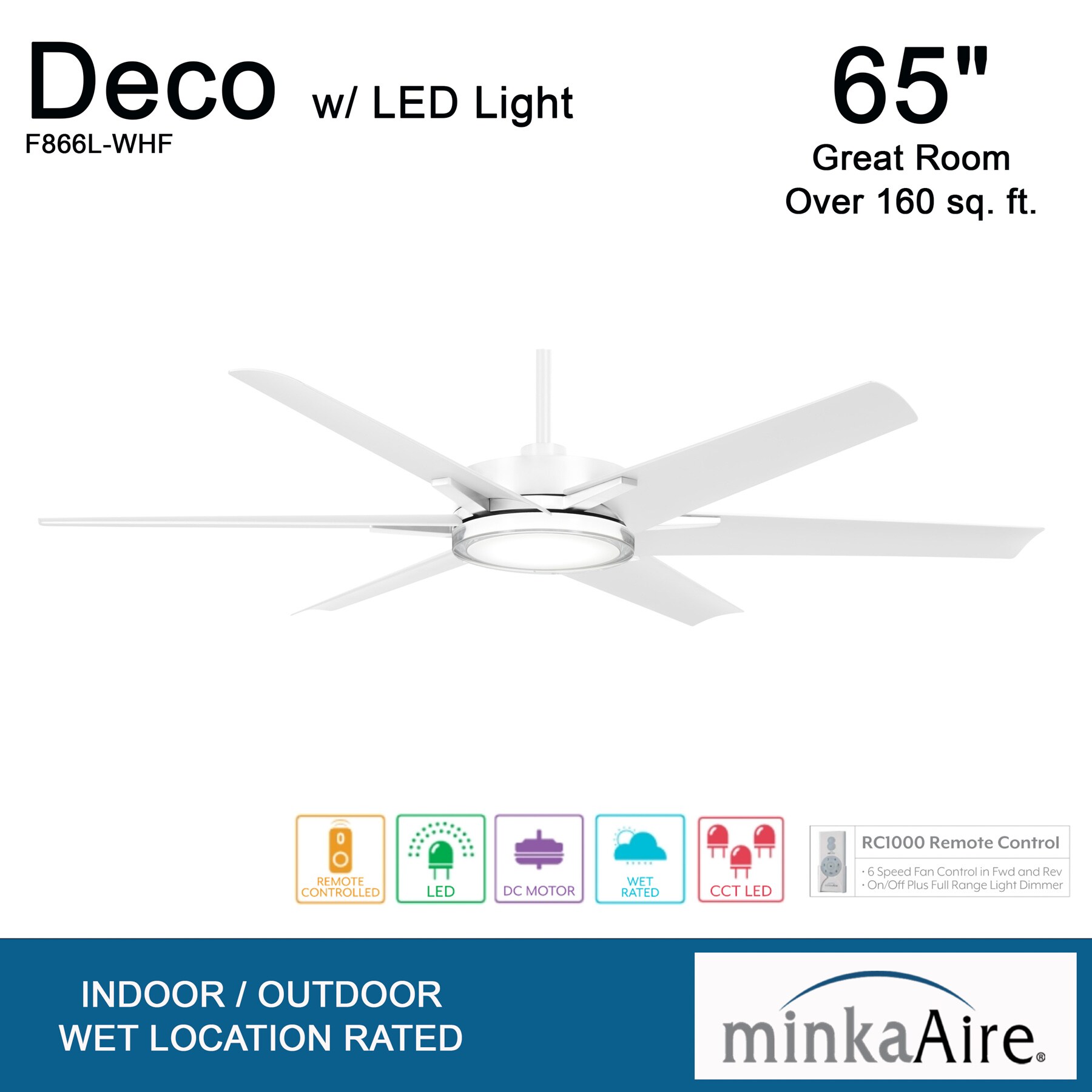 Minka Aire F866L-WHF Ceiling-Fans - View #9