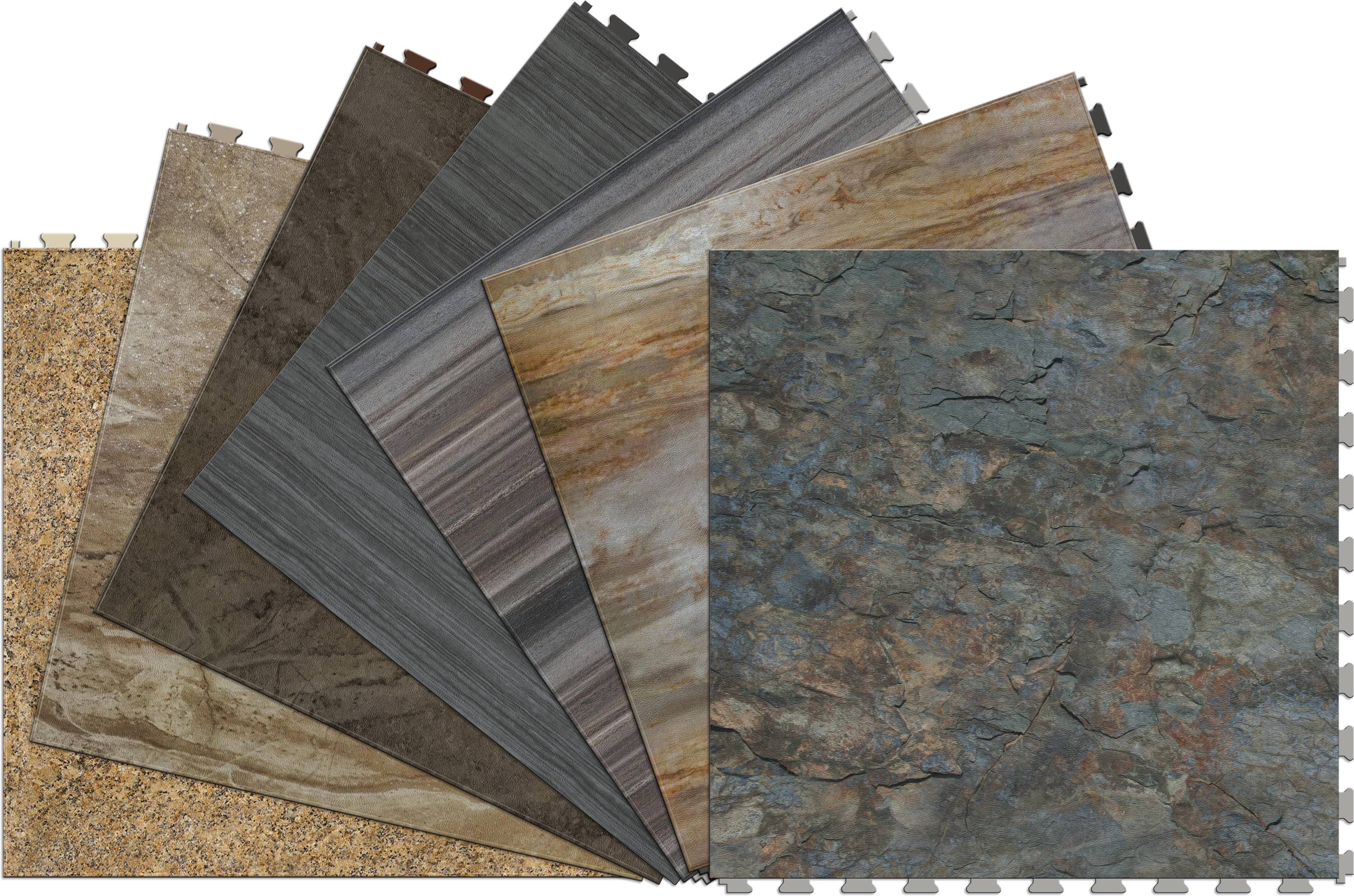 Perfection Floor Tile Sample - Luxury Vinyl Tile Color: Blackwood Oak