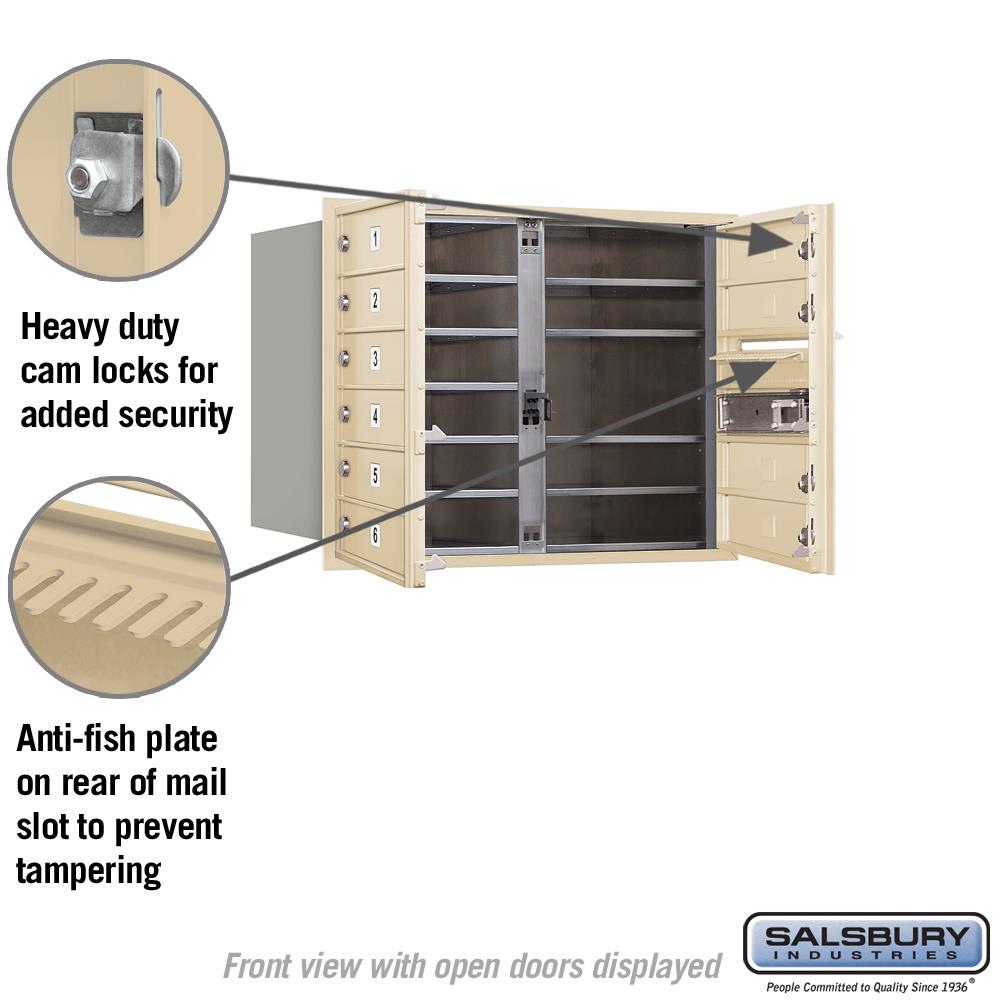 SALSBURY INDUSTRIES 3706D-10SFP mailboxes - View #2