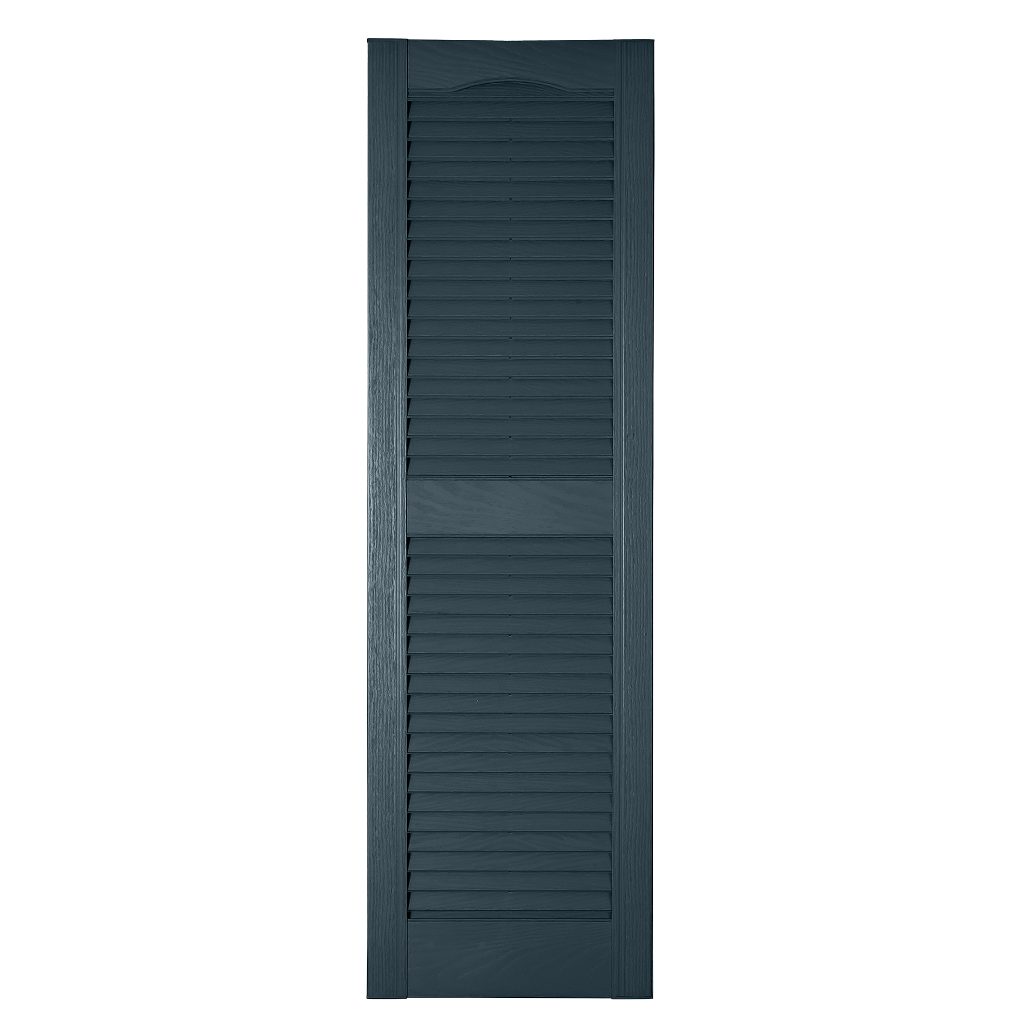 RELIABILT LVRCT1442004 14.5-in W x 42-in H Bedford Blue Louvered Polypropylene Exterior Shutters ( 2 -Pack )