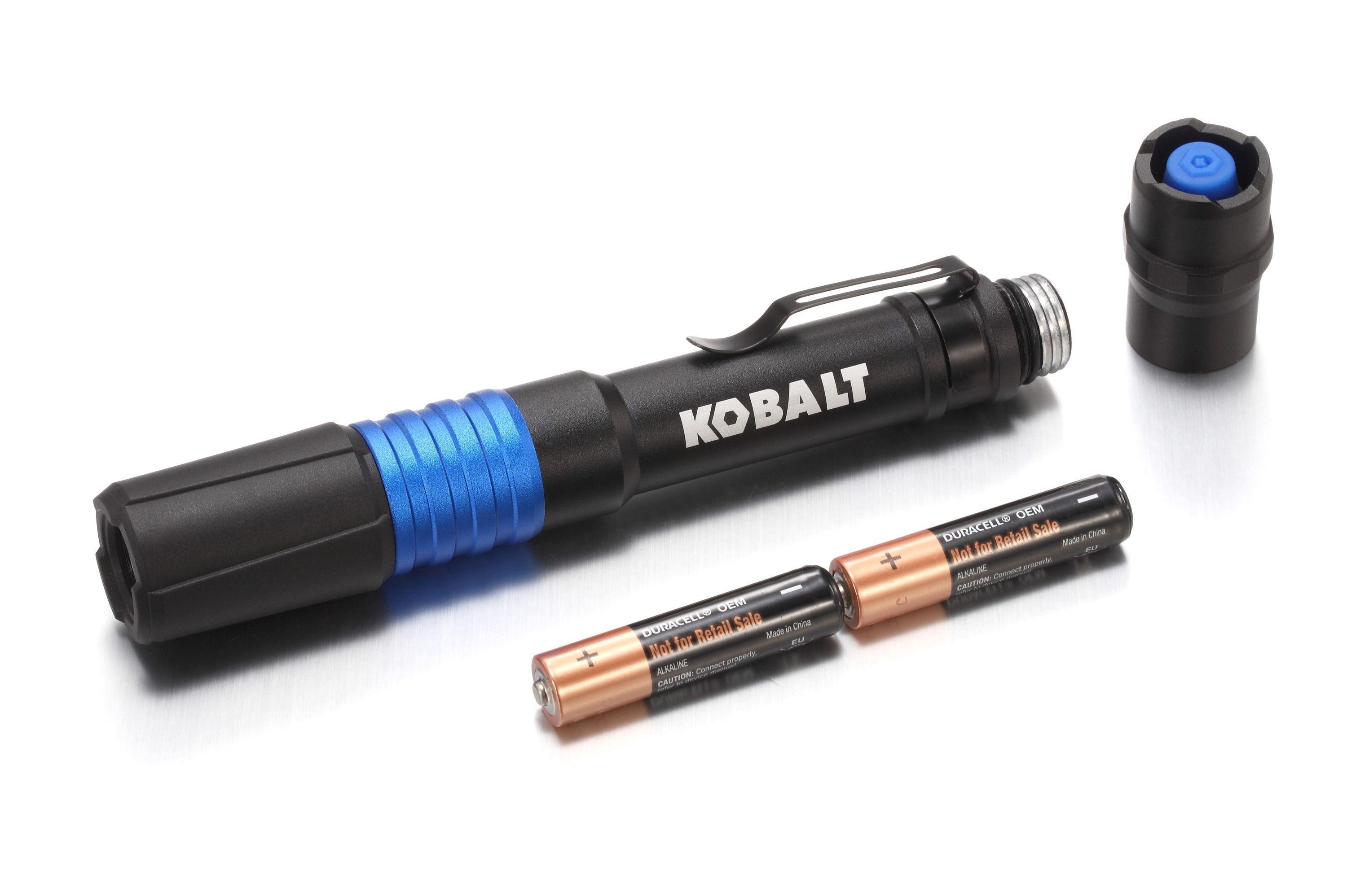 Kobalt 300-Lumen 3 Modes LED Flashlight (AAA Battery Included) in