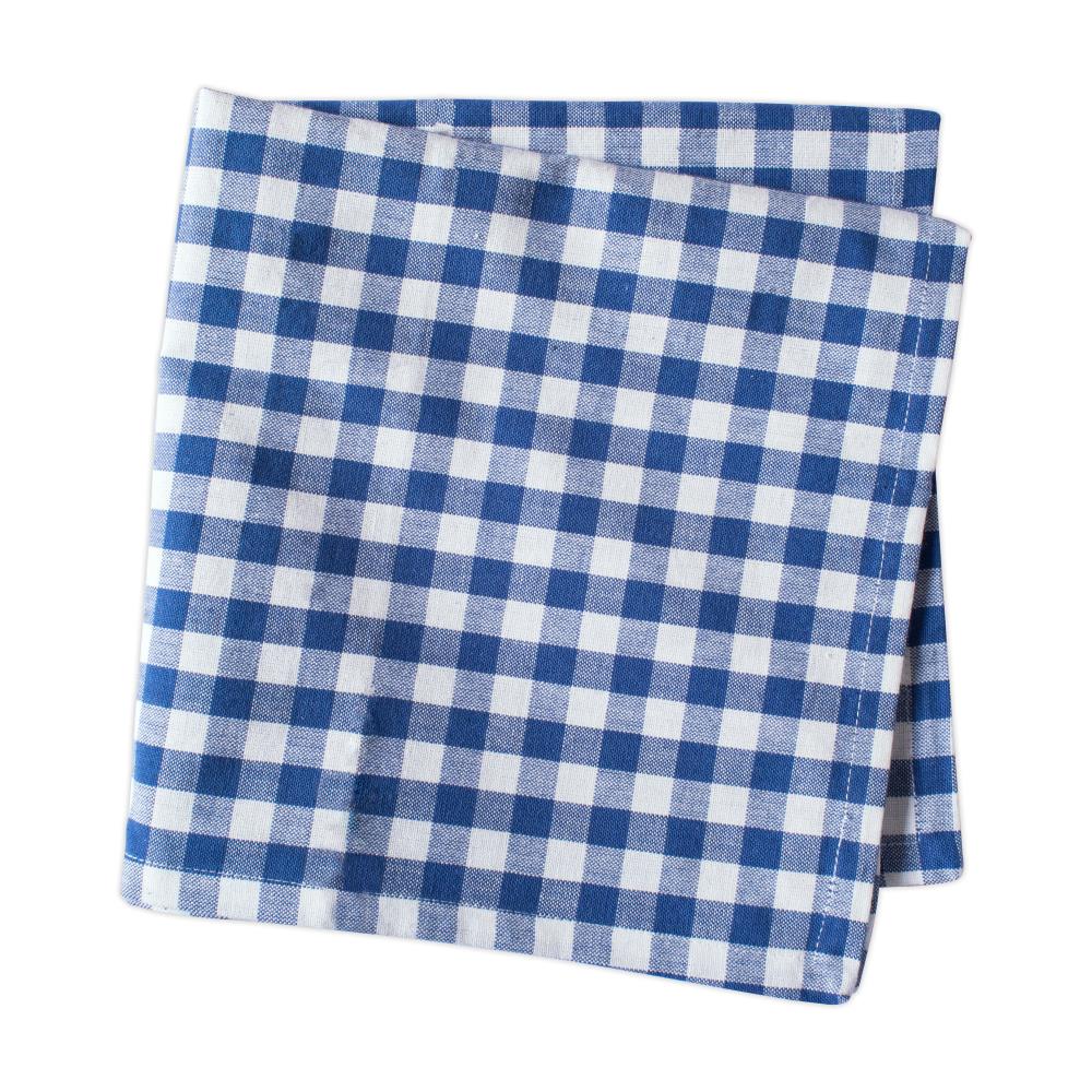 DII Blue Square Dinner Napkins, Set of 6 - 20x20-in, Eco-Friendly ...
