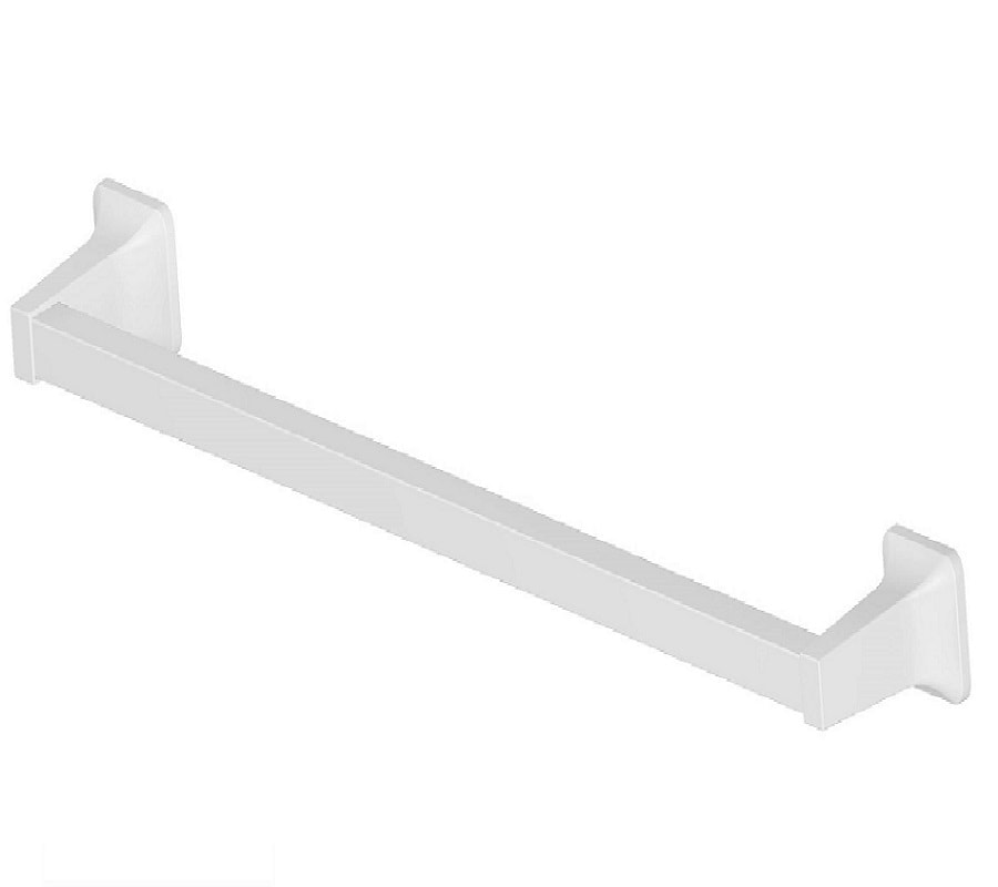 Project Source 297-0206P3 Seton 24-in White Wall mount Single Towel Bar