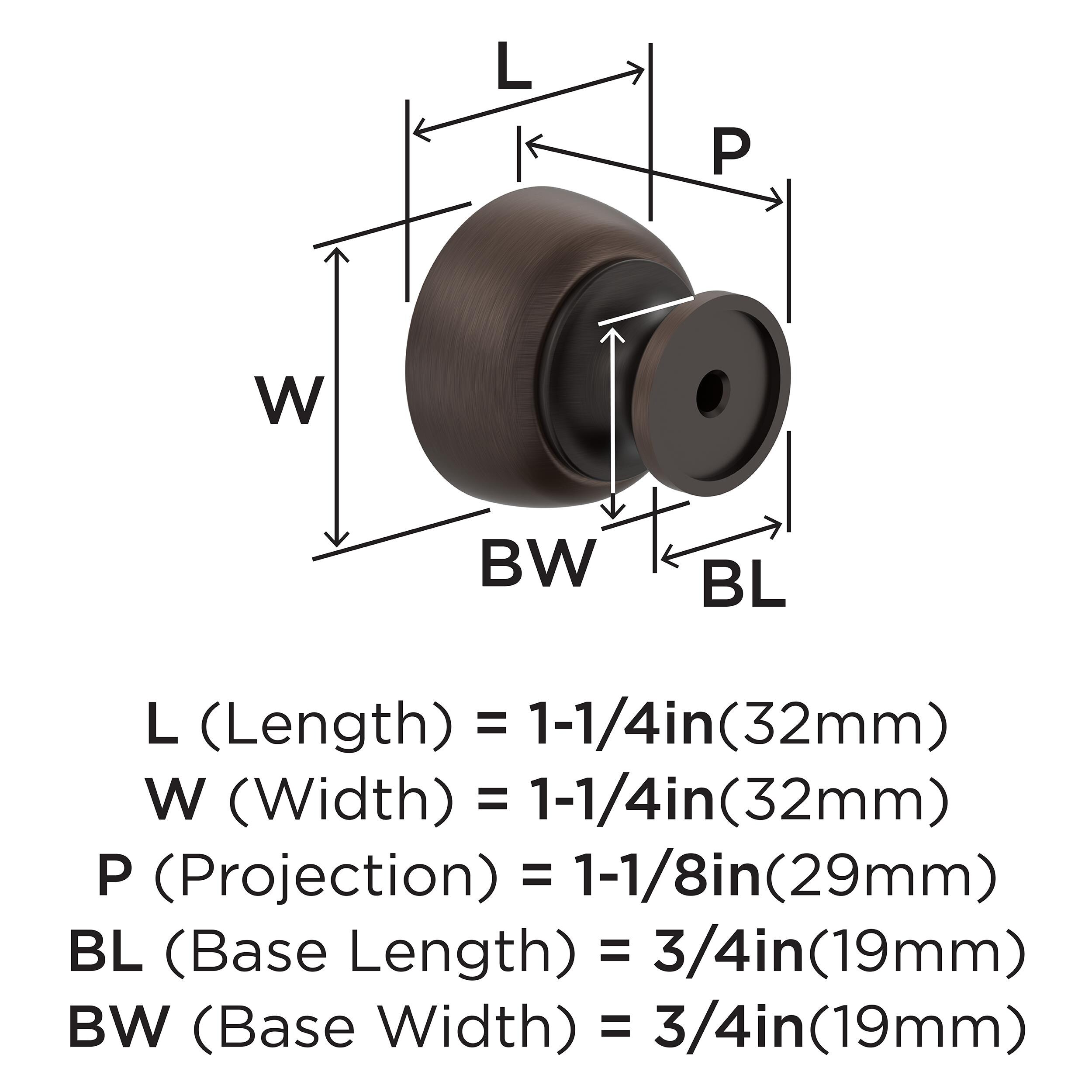 Amerock BP37022ORB Cabinet-Knobs - View #4