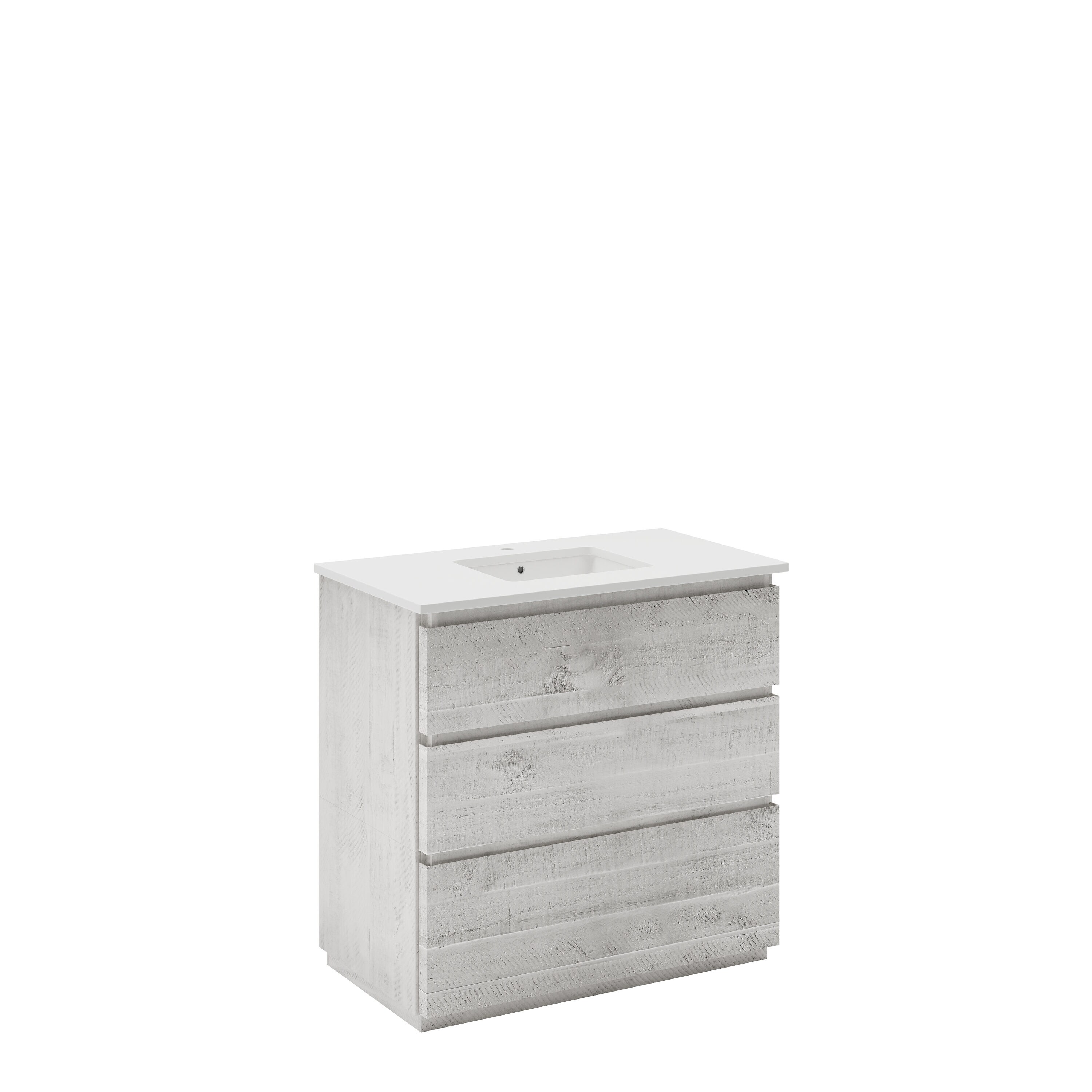 Fresca FCB3136RWH-FC-CWH-U Bath-Vanity-Combo - View #2