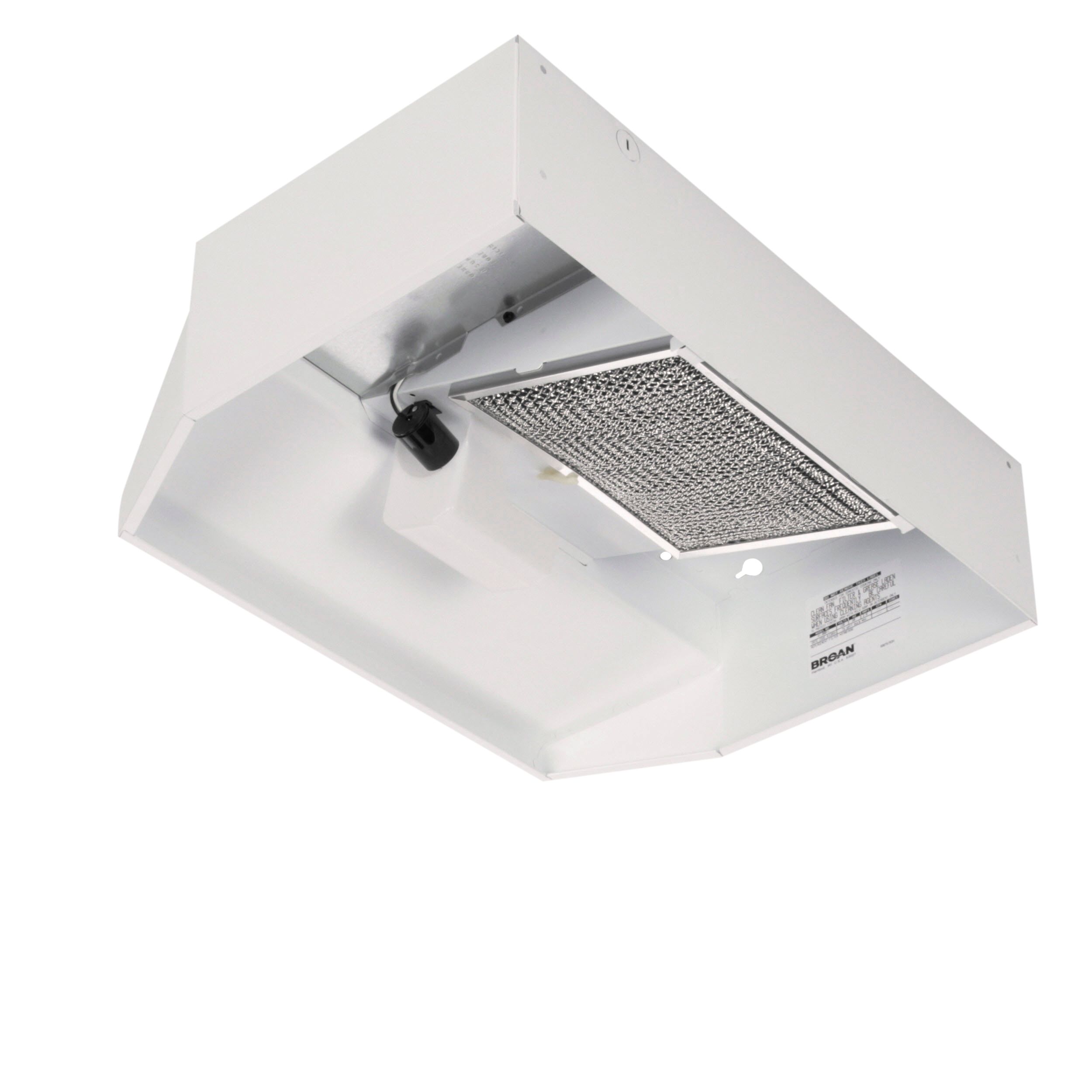 412401 by Broan - Broan® 24-Inch Ductless Under-Cabinet Range Hood, White