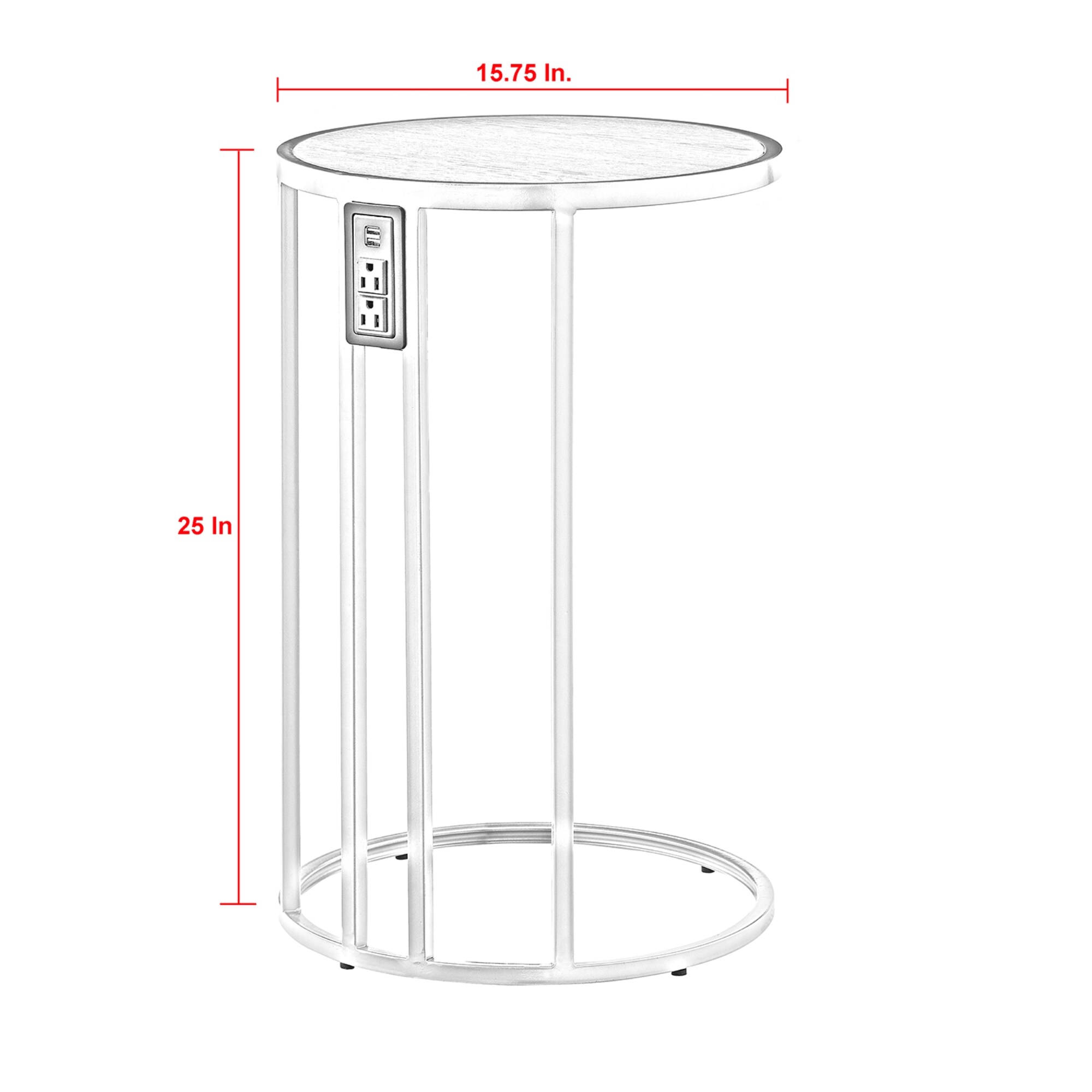 Loft Lyfe LET212-09GR-LS End-Tables - View #9
