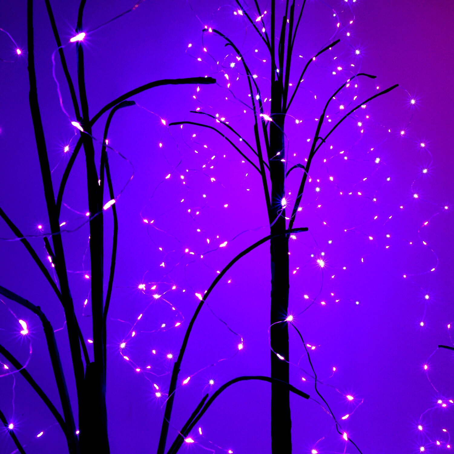 Haunted Hill Farm HHPTSET3-1PUR/BLK Outdoor-Halloween-Decor - View #7