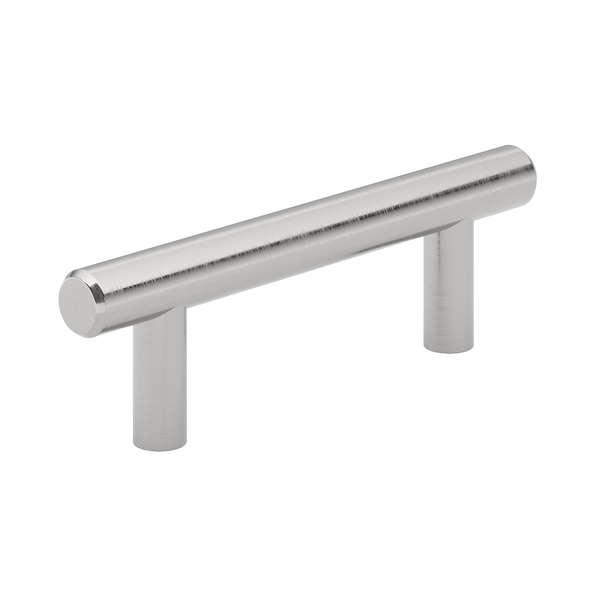 Richelieu BP20576195 Roosevelt 3-in , 76mm Center to Center Brushed Nickel Cylindrical Handle Drawer Pulls