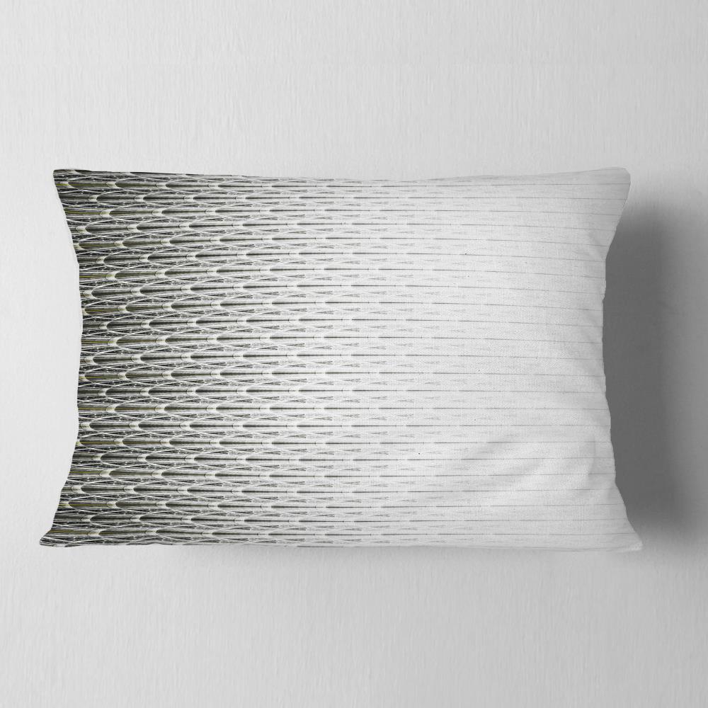 Designart CU16491-12-20 12-in x 20-in White Indoor Decorative Pillow