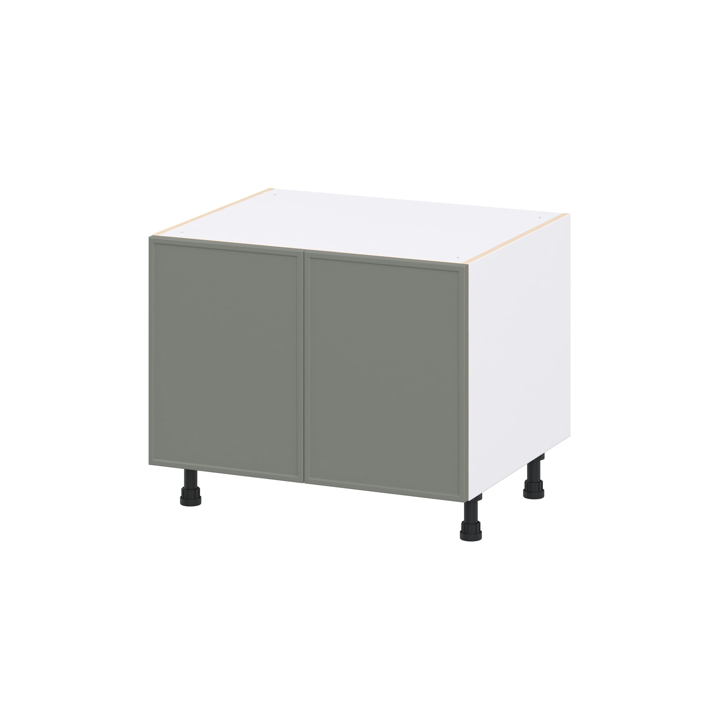 Hugo&Borg DSSBAS30-CO Concord 30-in W x 24.5-in H x 24.66-in D Moss Green Sink Base Fully assembled Cabinet Flat Panel