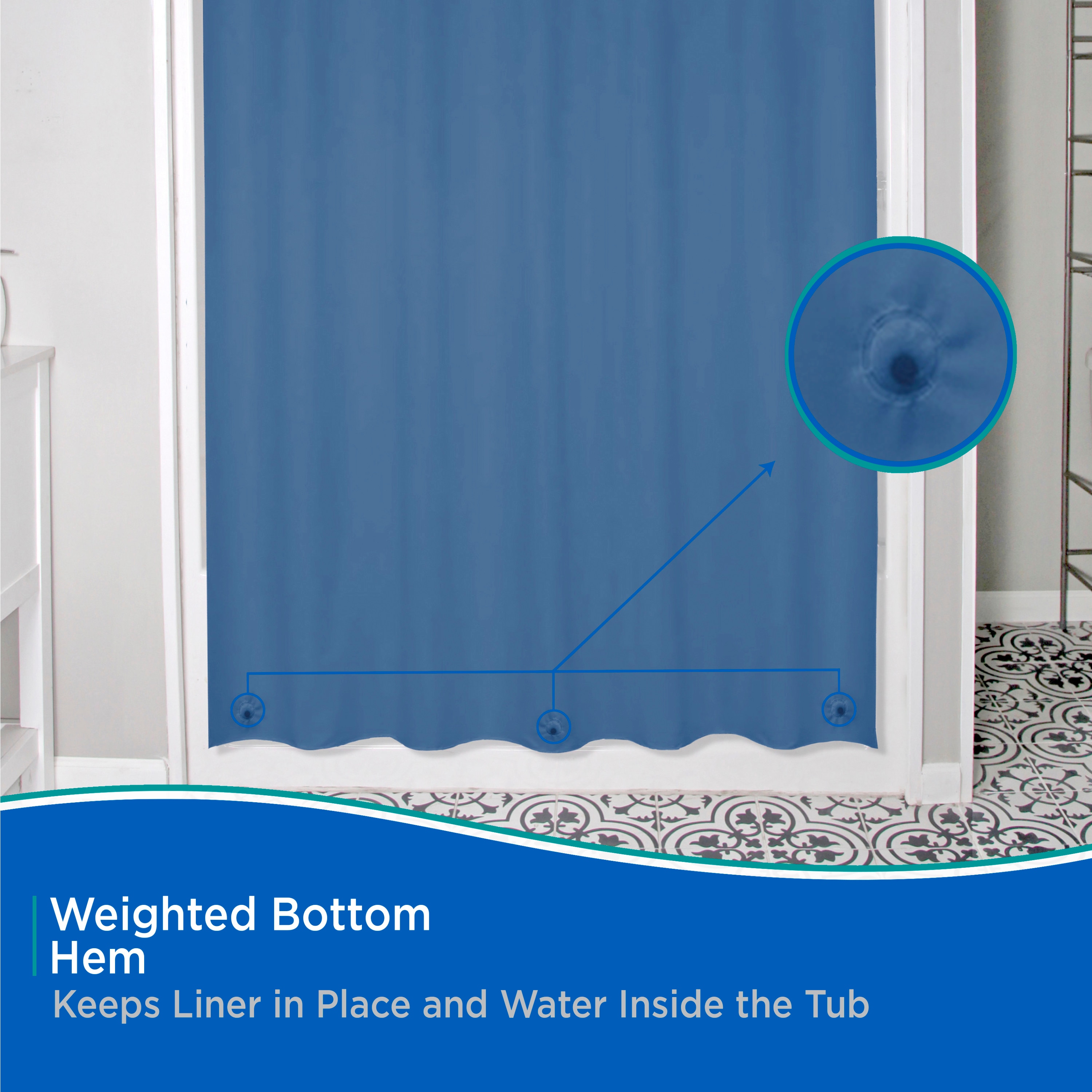 Kenney KN61752 Shower-Curtains-Liners - View #6