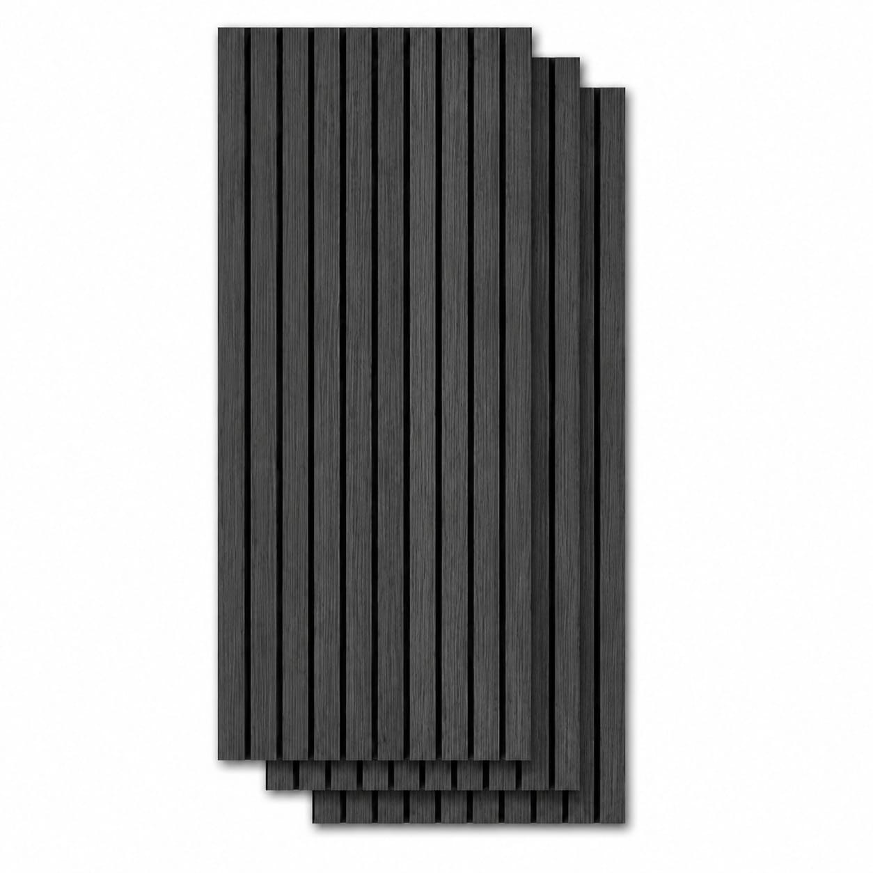 Aoibox  Acoustic Peel and Stick 3D Wood Slat Wall Panels 43 x 11 8 in Self Adhesive Oak Veneer 8 Pack