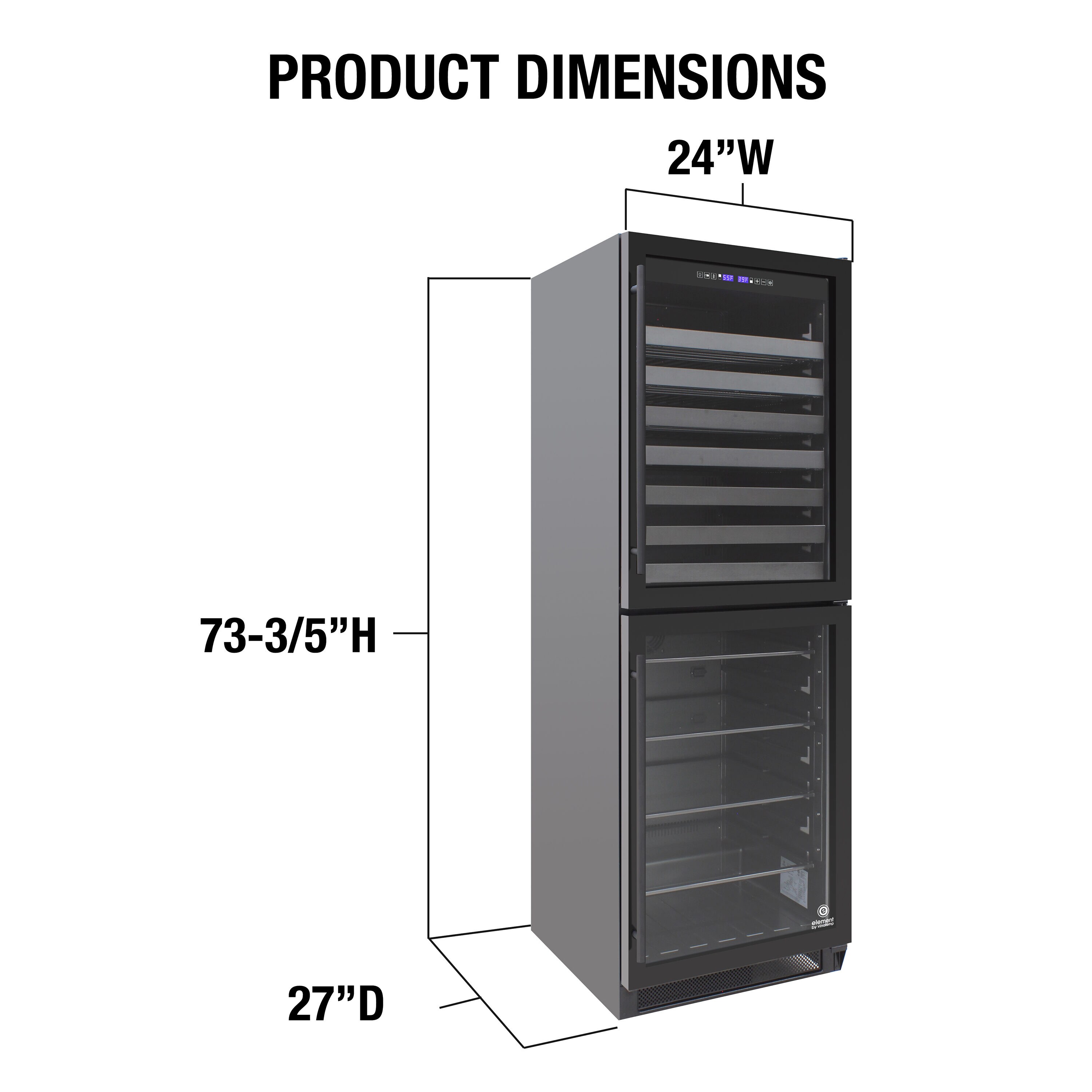 Vinotemp EL-100WBC-TS Wine-Chillers - View #8