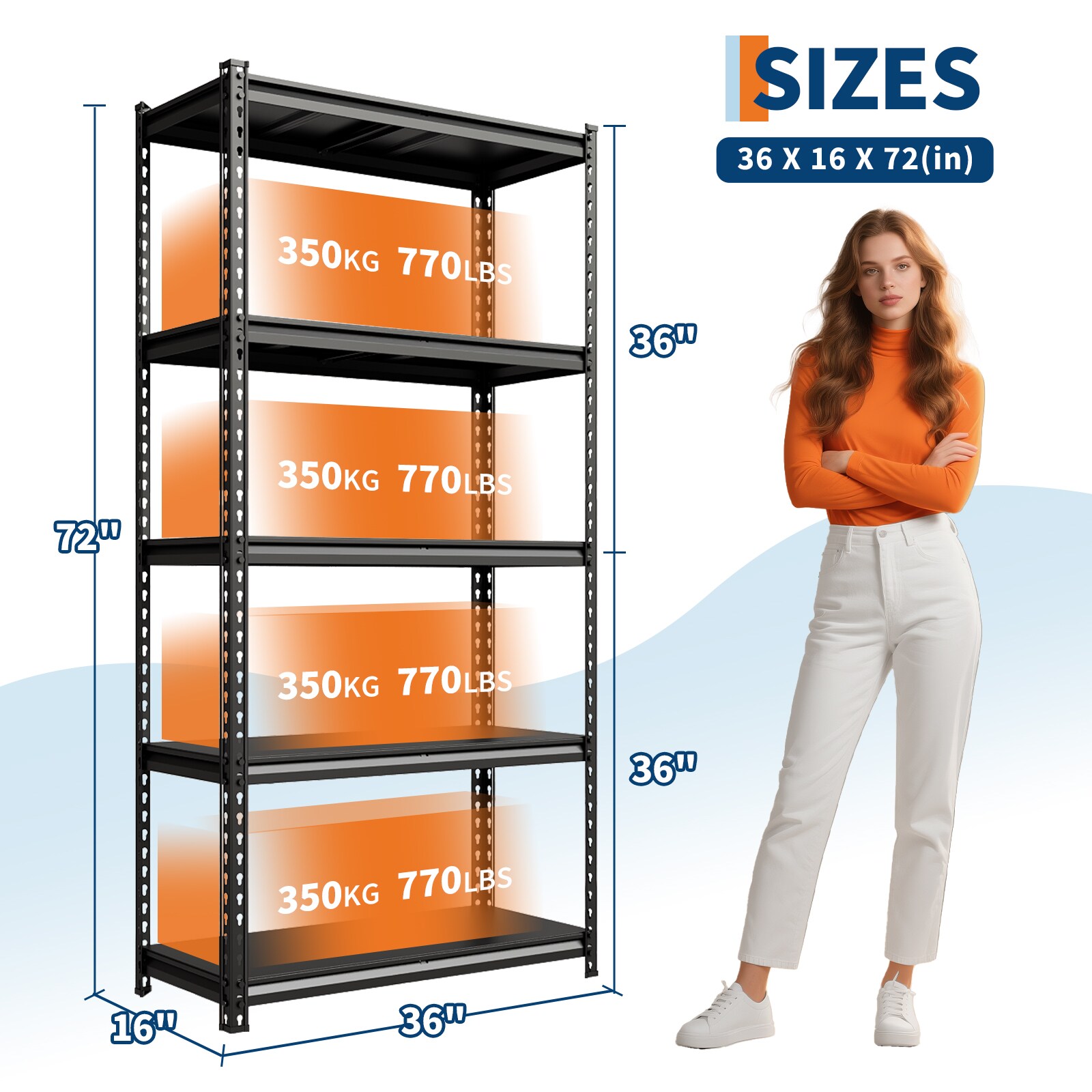 Qeetex SUN-PHK-33EST896 Free-Standing-Shelving - View #7