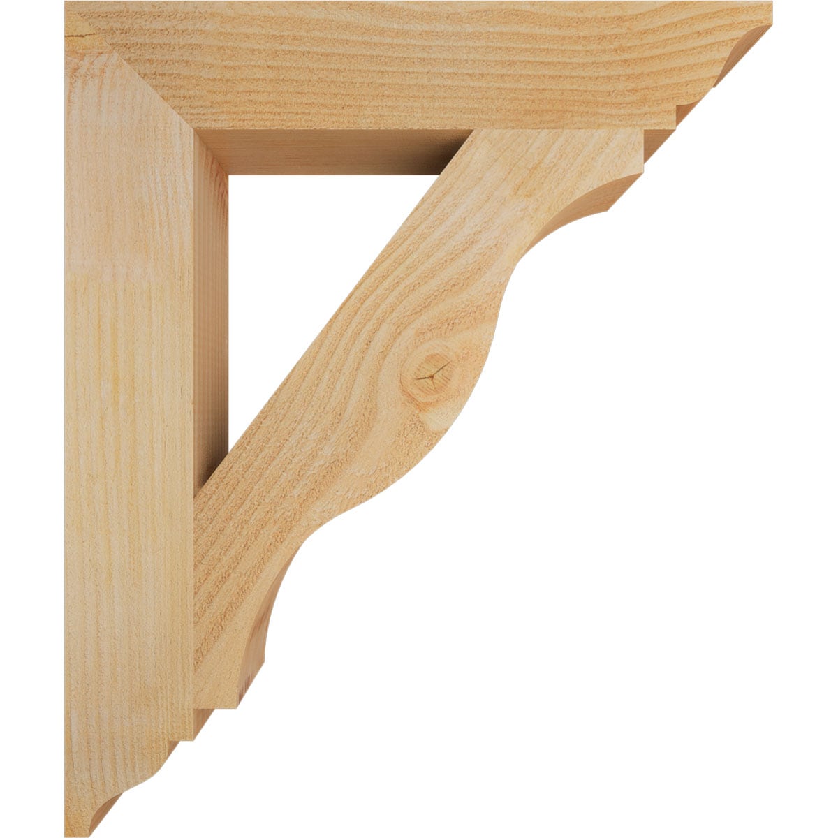 Ekena Millwork BKT04X22X26FST01RDF Exterior-Brackets-Braces - View #3