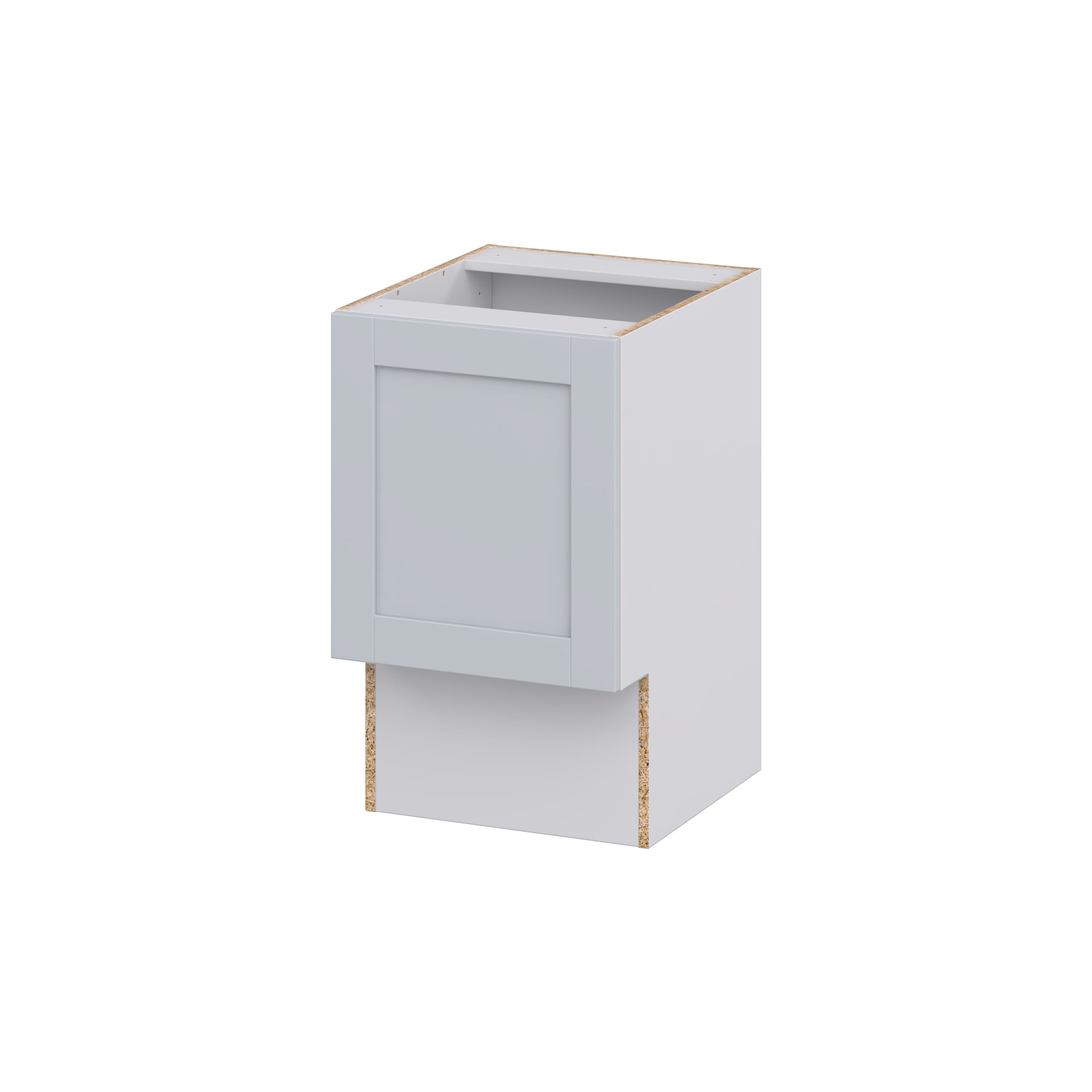 Hugo&Borg Charlesberg 18-in W x 34.5-in H x 21-in D Gray Base Fully Assembled Cabinet (Recessed Panel Shaker Door Style)