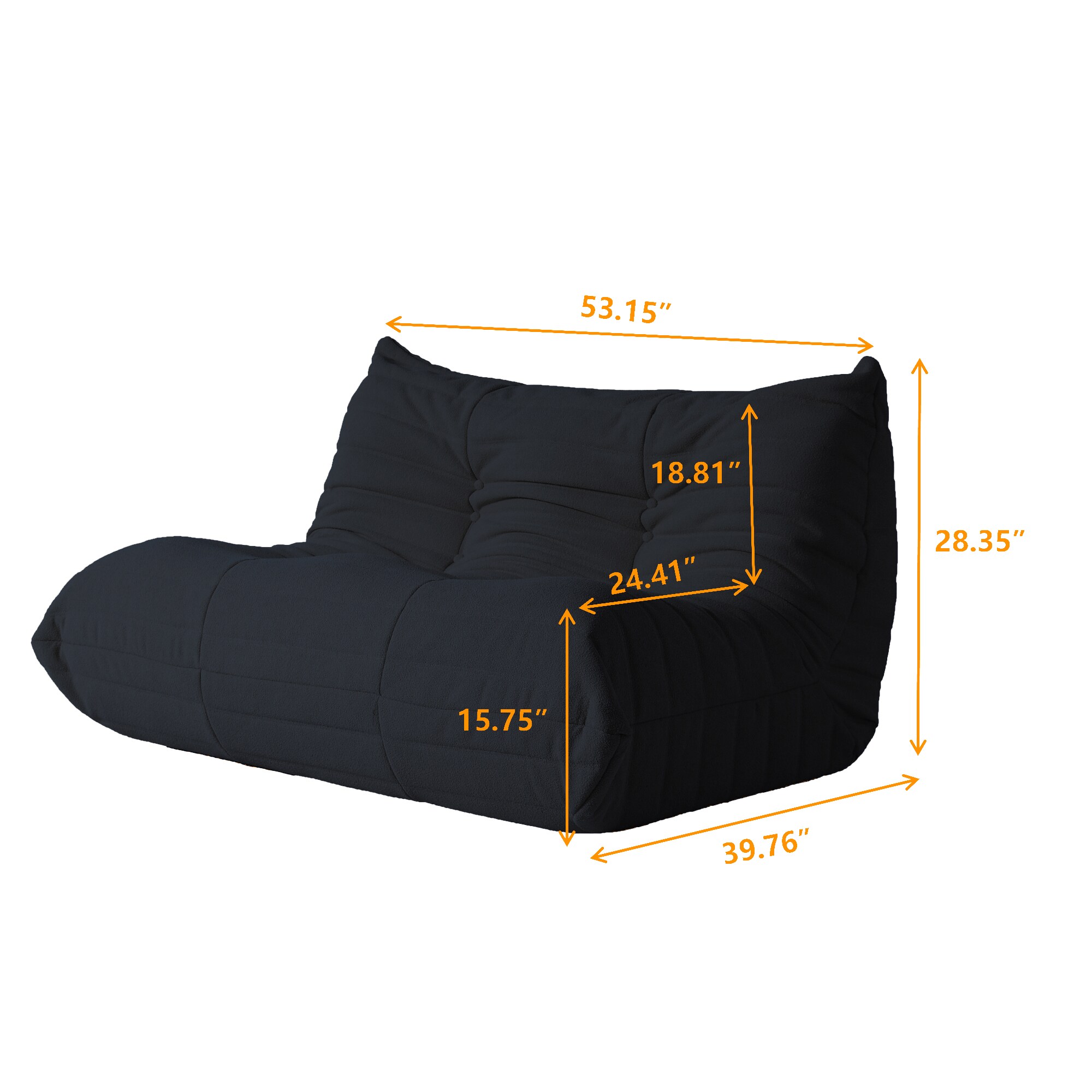 BuotiqHom DH-S2-117BK Sofas-Loveseats - View #5