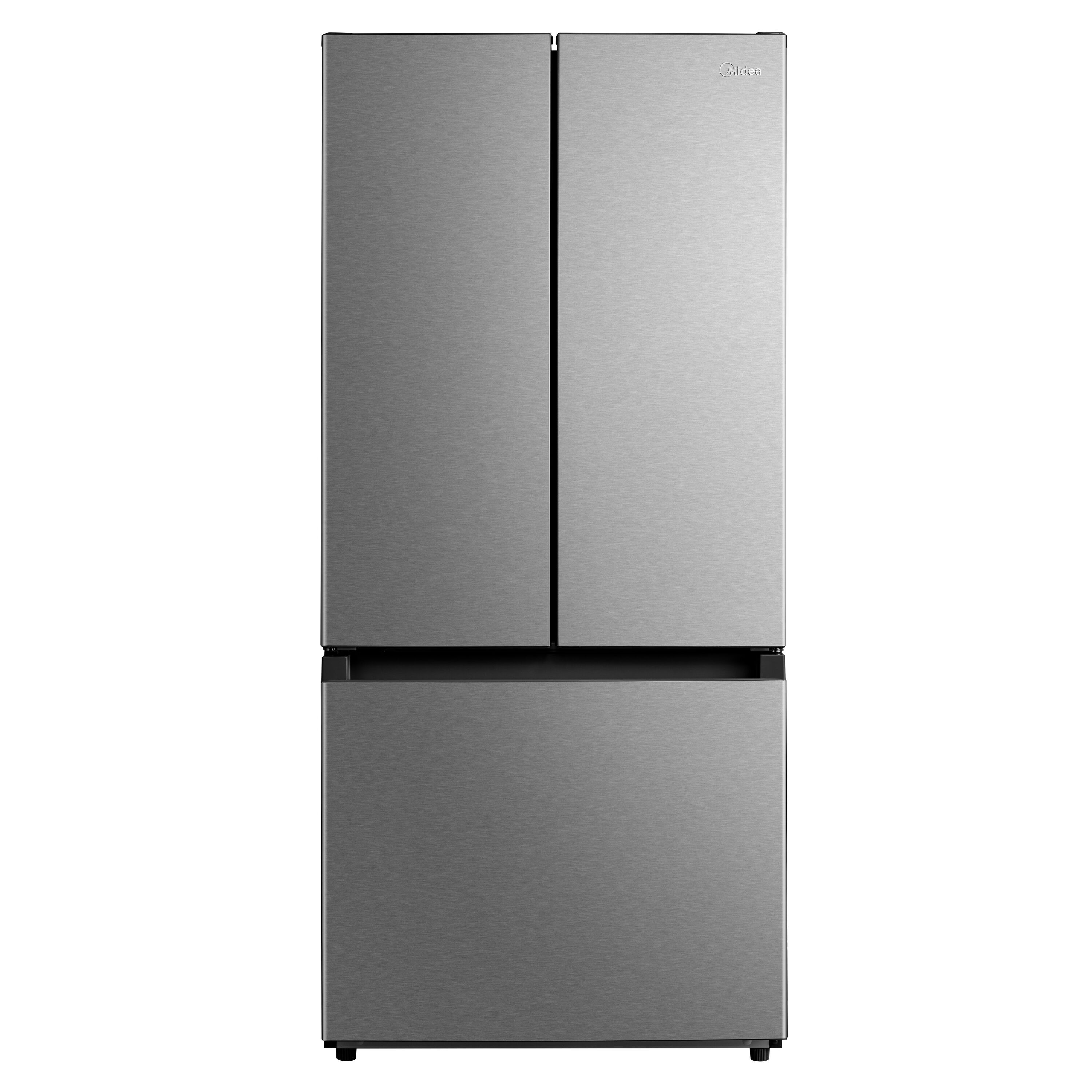 Midea MRF18B4AST Standard-Depth 18.4-cu ft 3 -Door French Door Refrigerator ( Stainless Steel ) ENERGY STAR Certified
