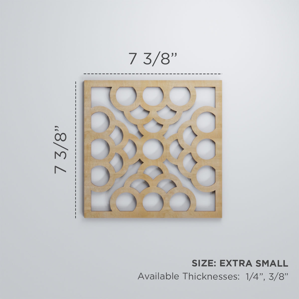 Ekena Millwork WALW08X08X0375GLNAL Wall-Panels - View #2