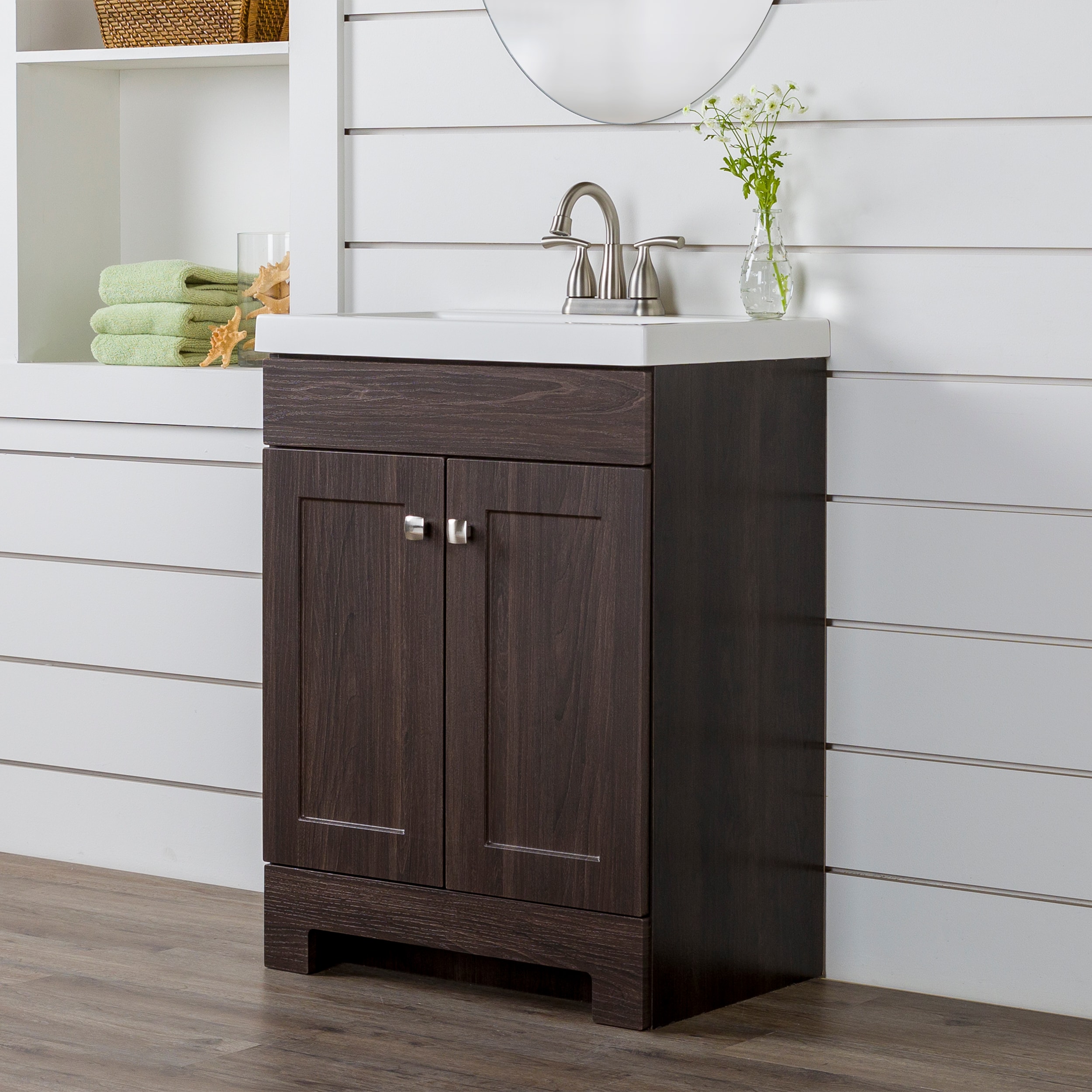 Glacier Bay Laundry Sink Cabinet Review and Installation 