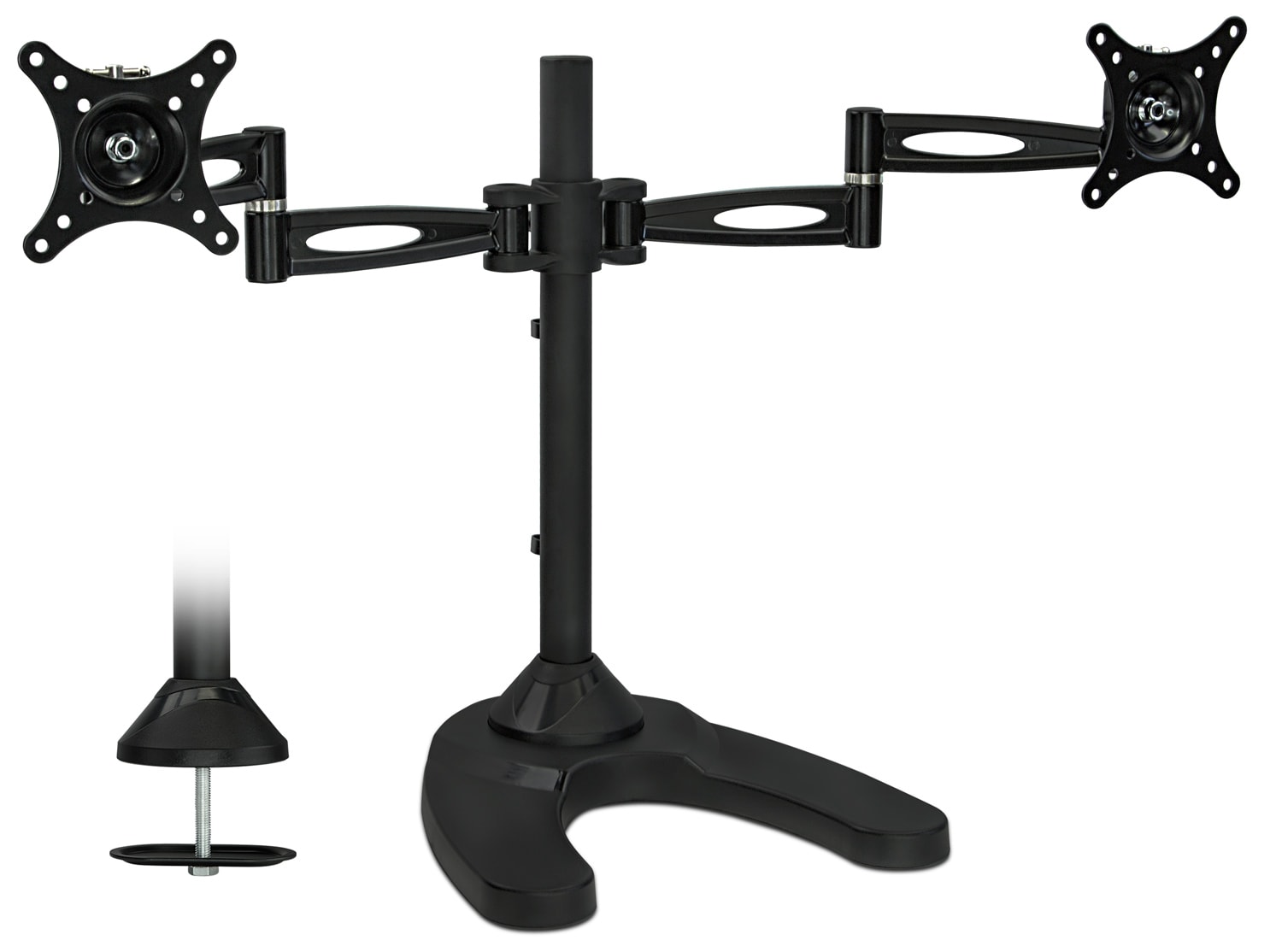 MI-792 Full Motion Dual Monitor Desk Stand