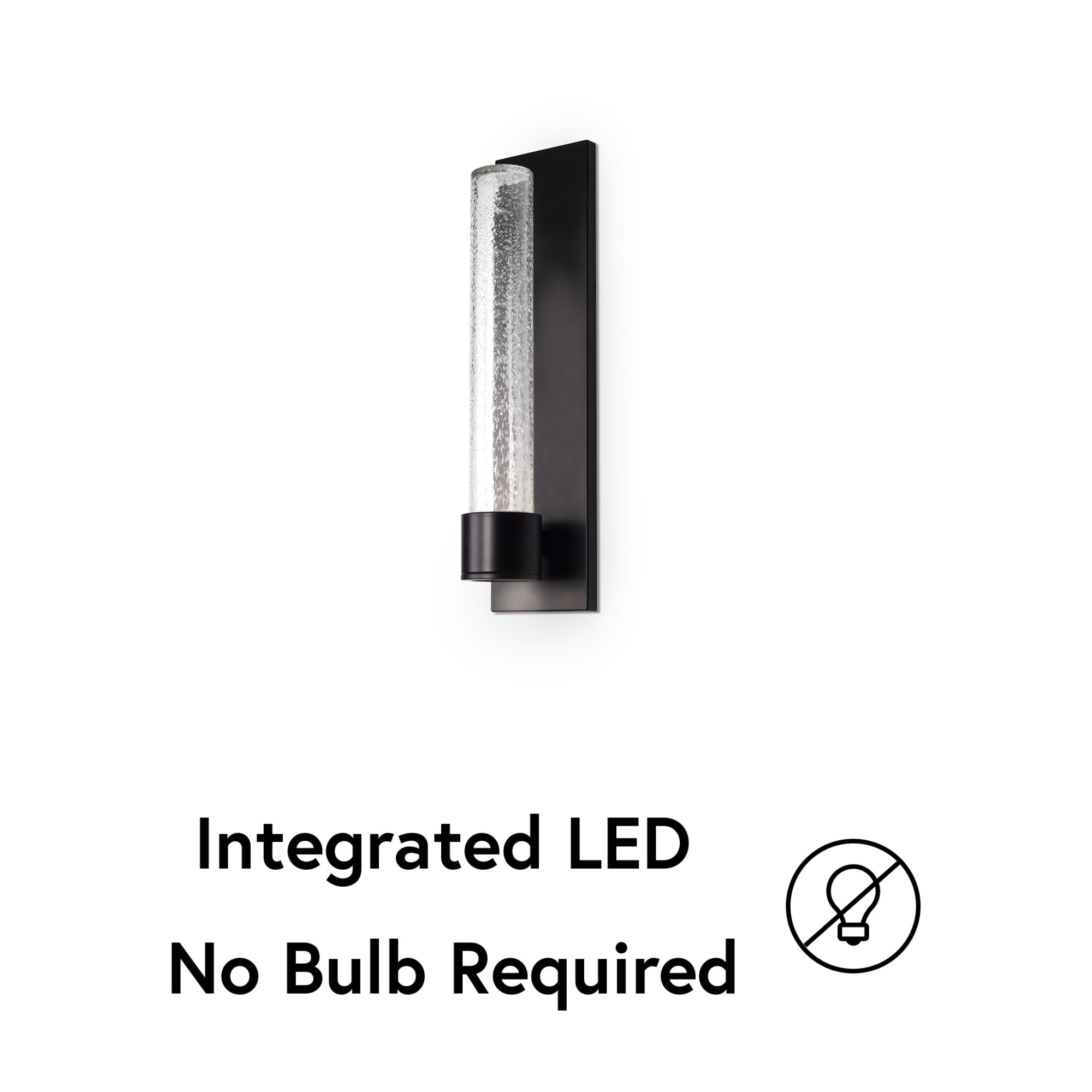 Copenhagen Sleek Black Aluminum LED Dimmable Wall Sconce