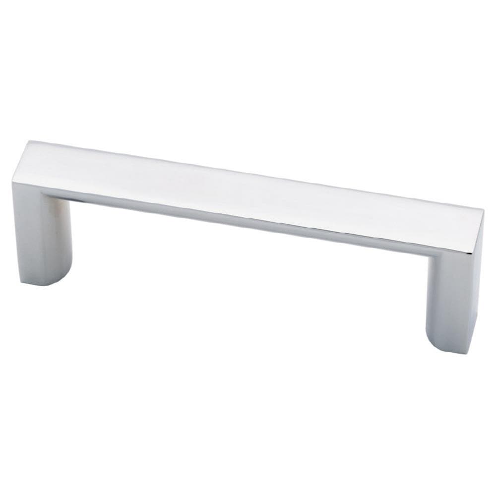 Brainerd P25360V-PC-C Wide Plaza 3-in , 76mm Center to Center Polished Chrome Rectangular Handle