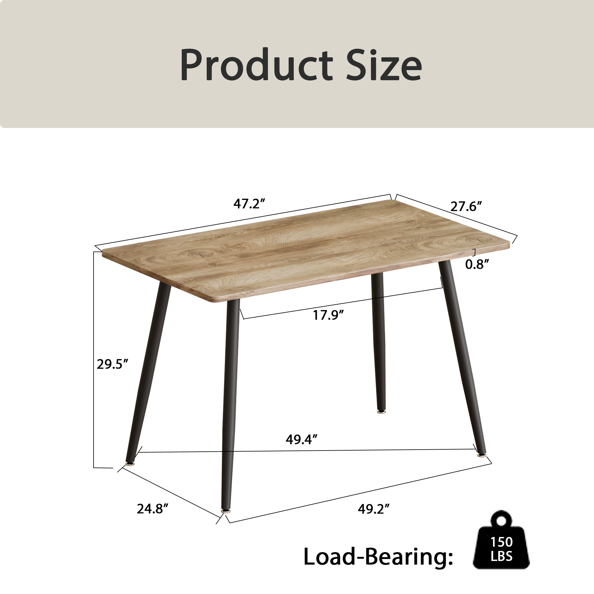 Siavonce XH33893 Dining-Tables - View #5