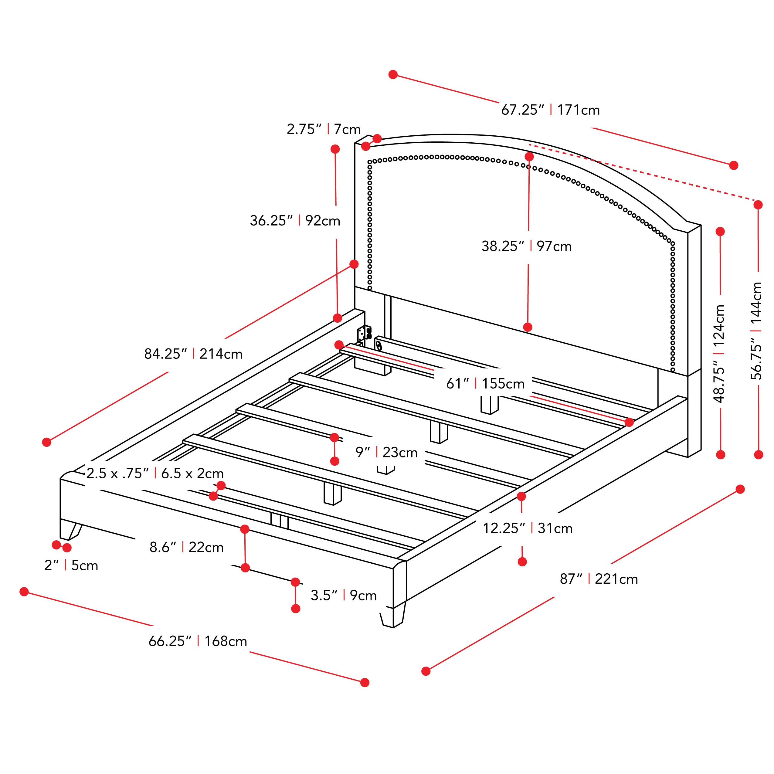 CorLiving FLR-523-Q beds - View #4