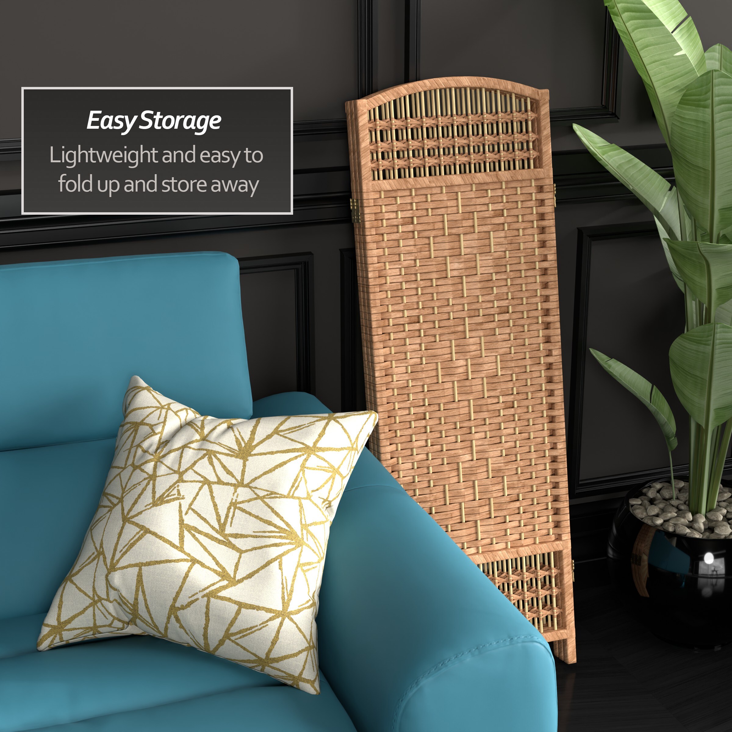 Red Lantern FB-4DMND-NAT-3P Indoor-Privacy-Screens - View #4