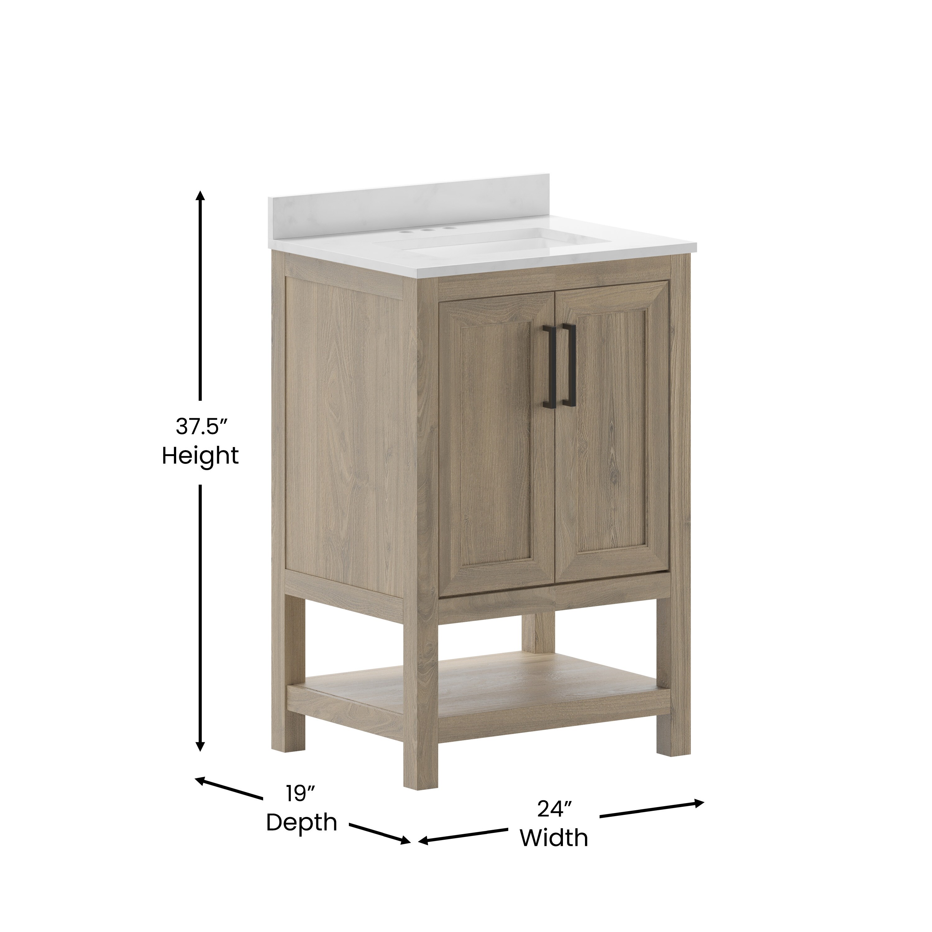 Flash Furniture 196861105883 Bath-Vanity-Combo - View #6