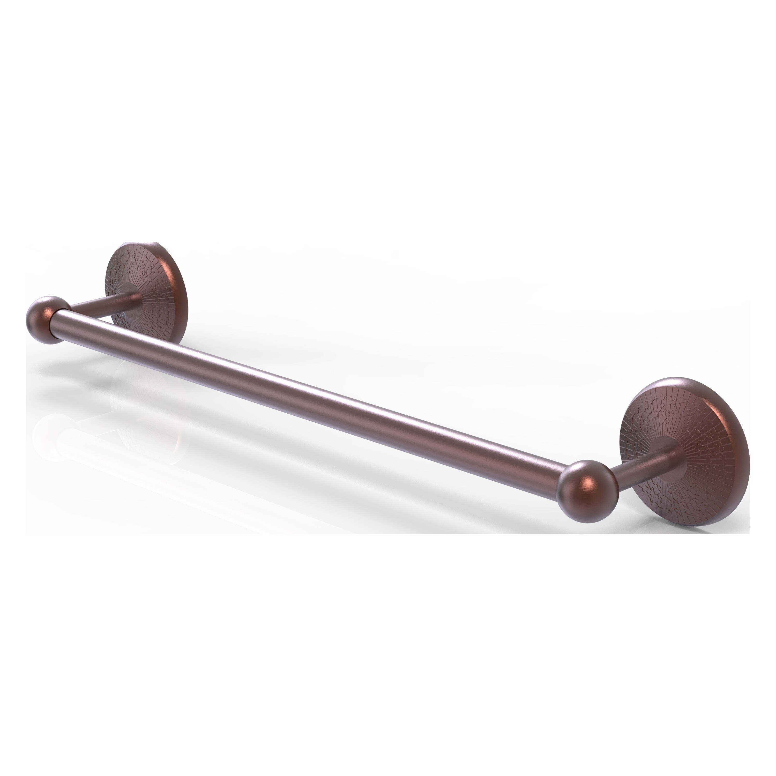 Allied Brass PMC-41/36-CA Prestige Monte Carlo 36-in Antique Copper Wall mount Single Towel Bar