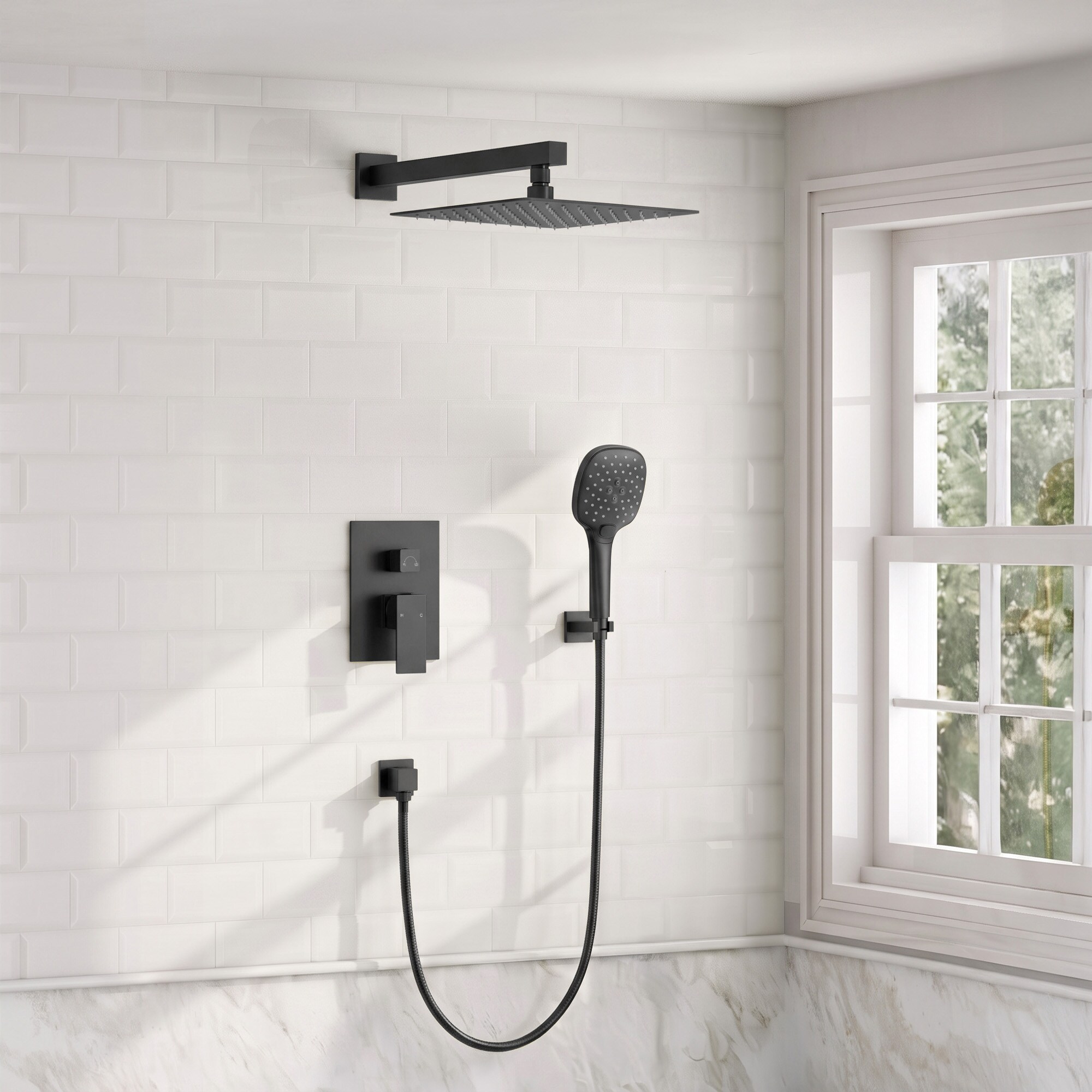GRANDJOY SGF66GJ-46-BL10 Tub-Shower-Faucets - View #2