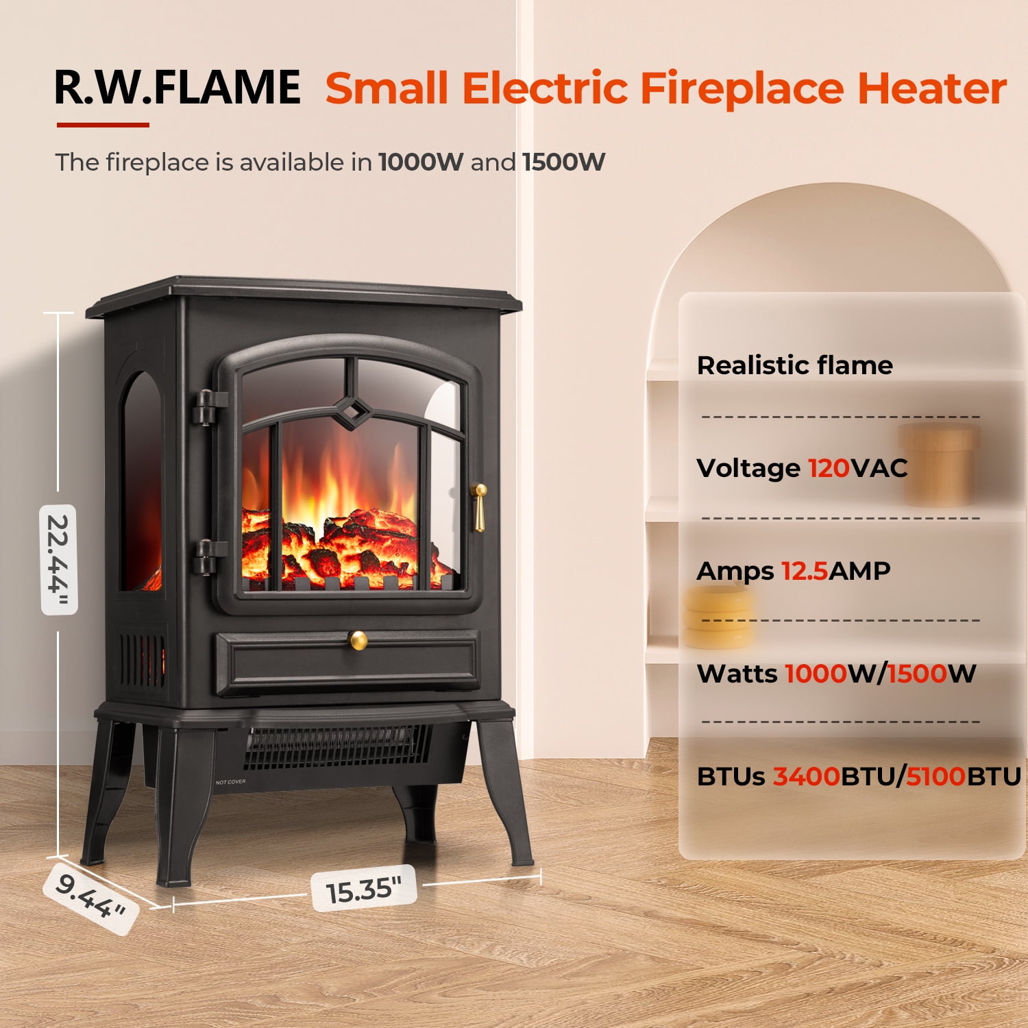Antarctic Star LSAS-S520232 Electric-Fireplaces - View #3