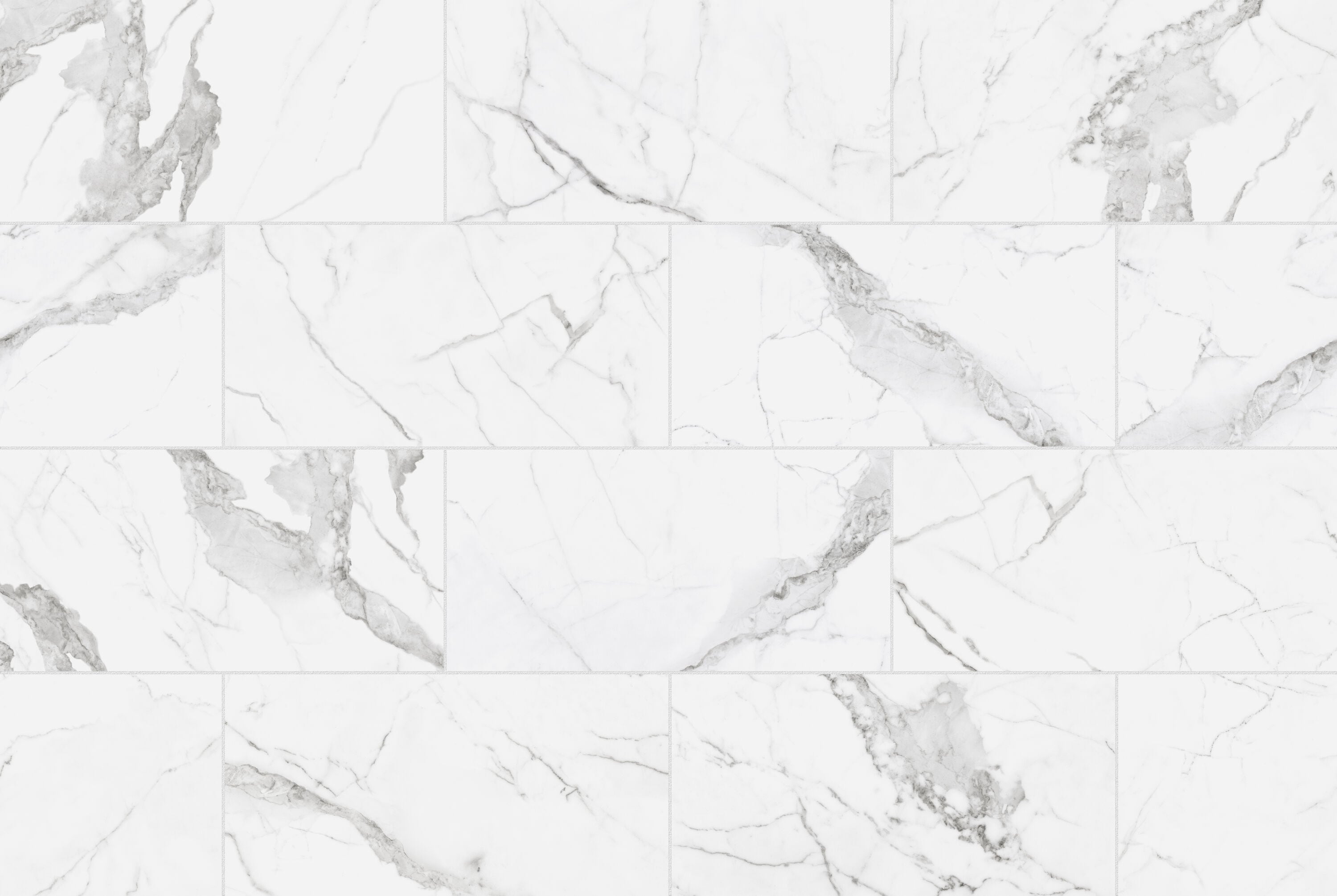 Satori Regent Statuario 6-in x 12-in Polished Porcelain Marble Look ...