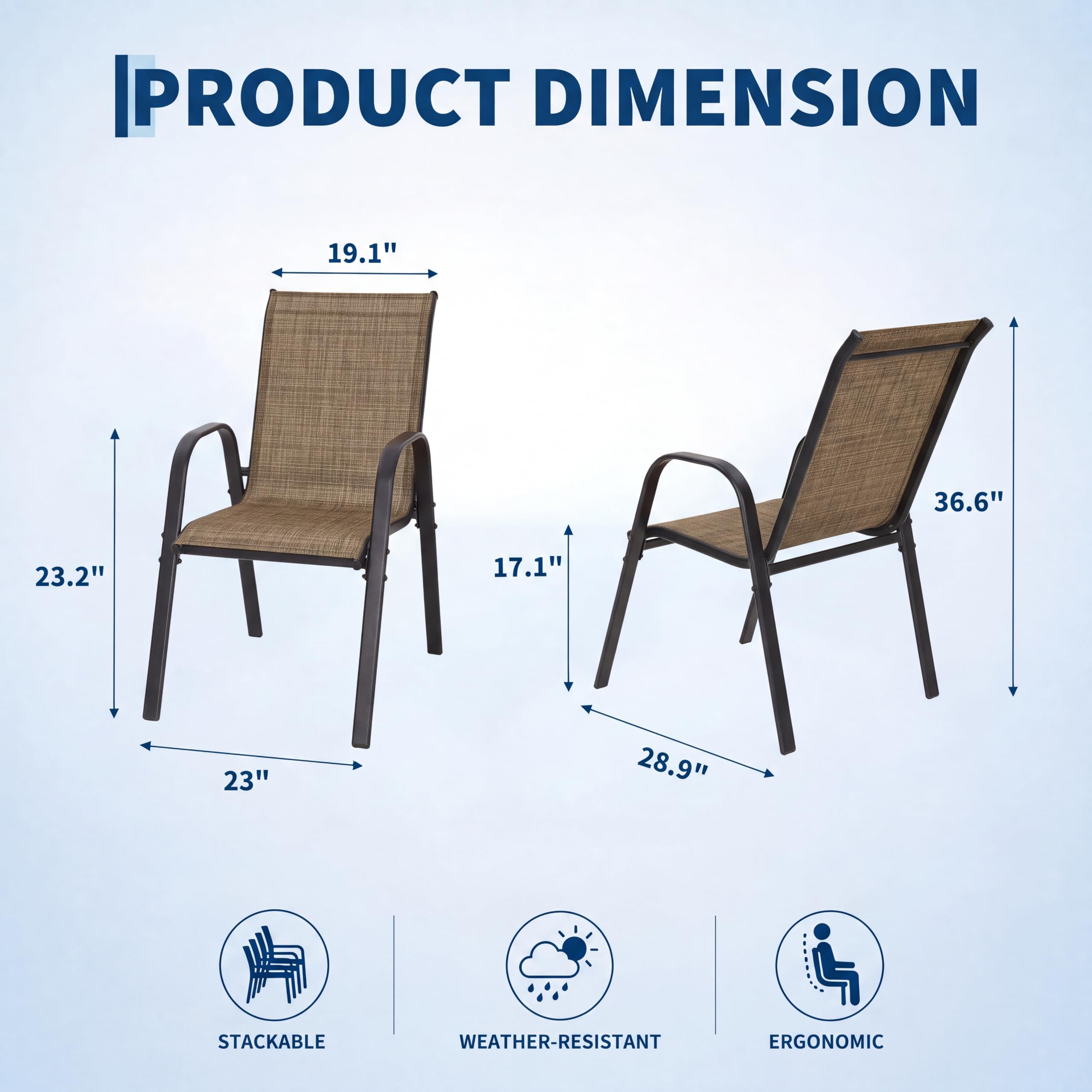 GarveeLife CLJIBTB6RPSS1ATT Patio-Chairs - View #6