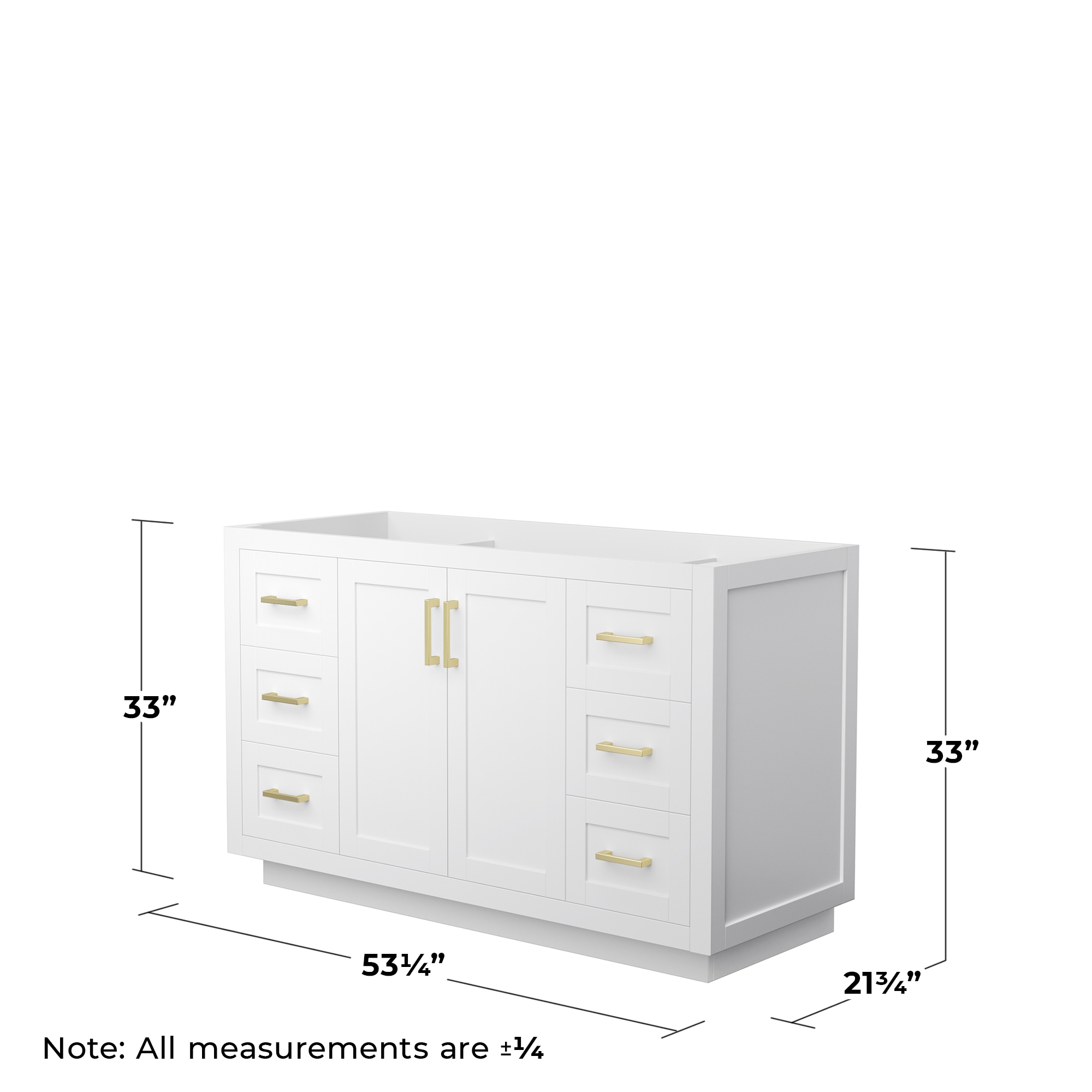 Wyndham Collection WCF292954SWGCXSXXMXX vanities - View #3