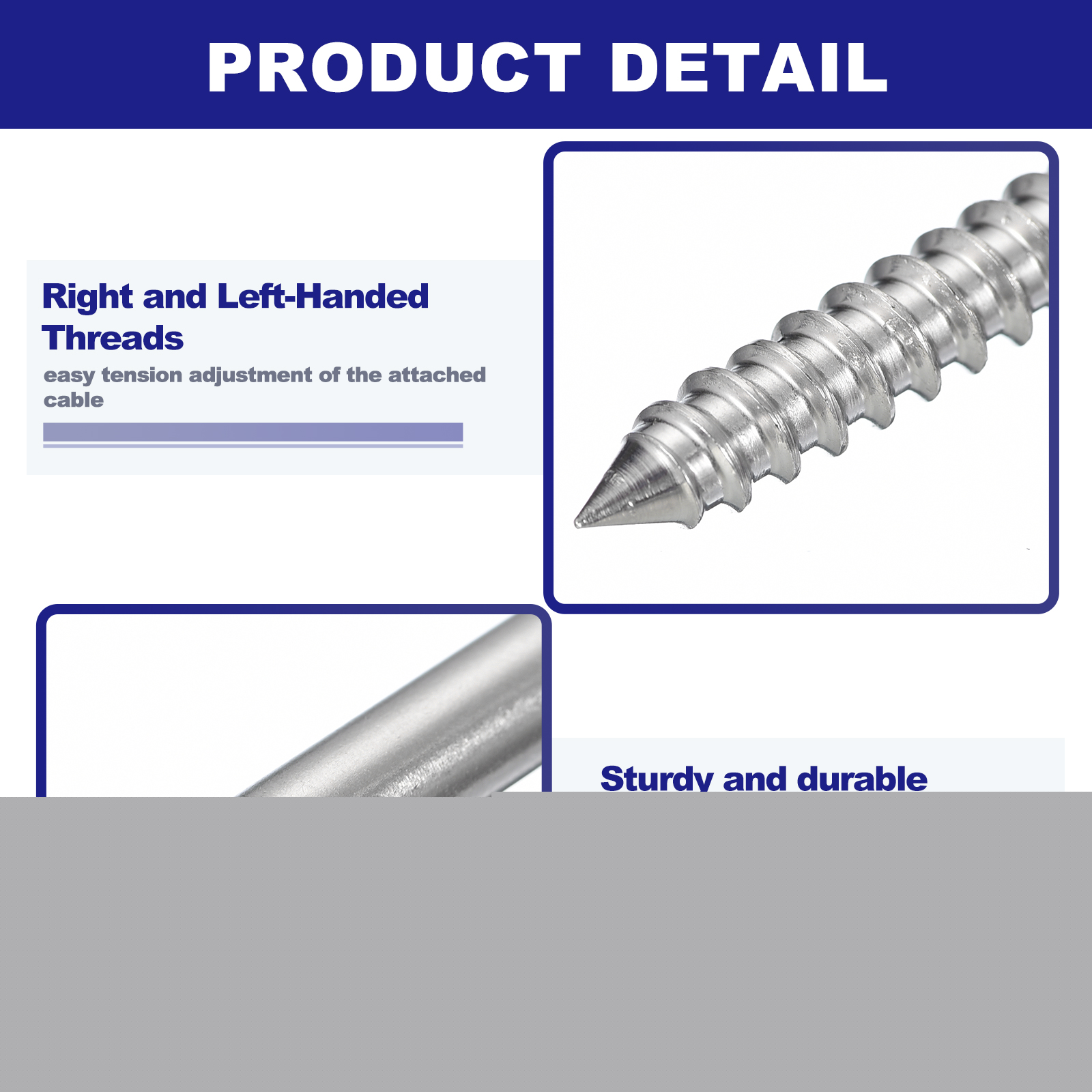 Unique Bargains S25093001UX9233 Deck-Posts - View #3