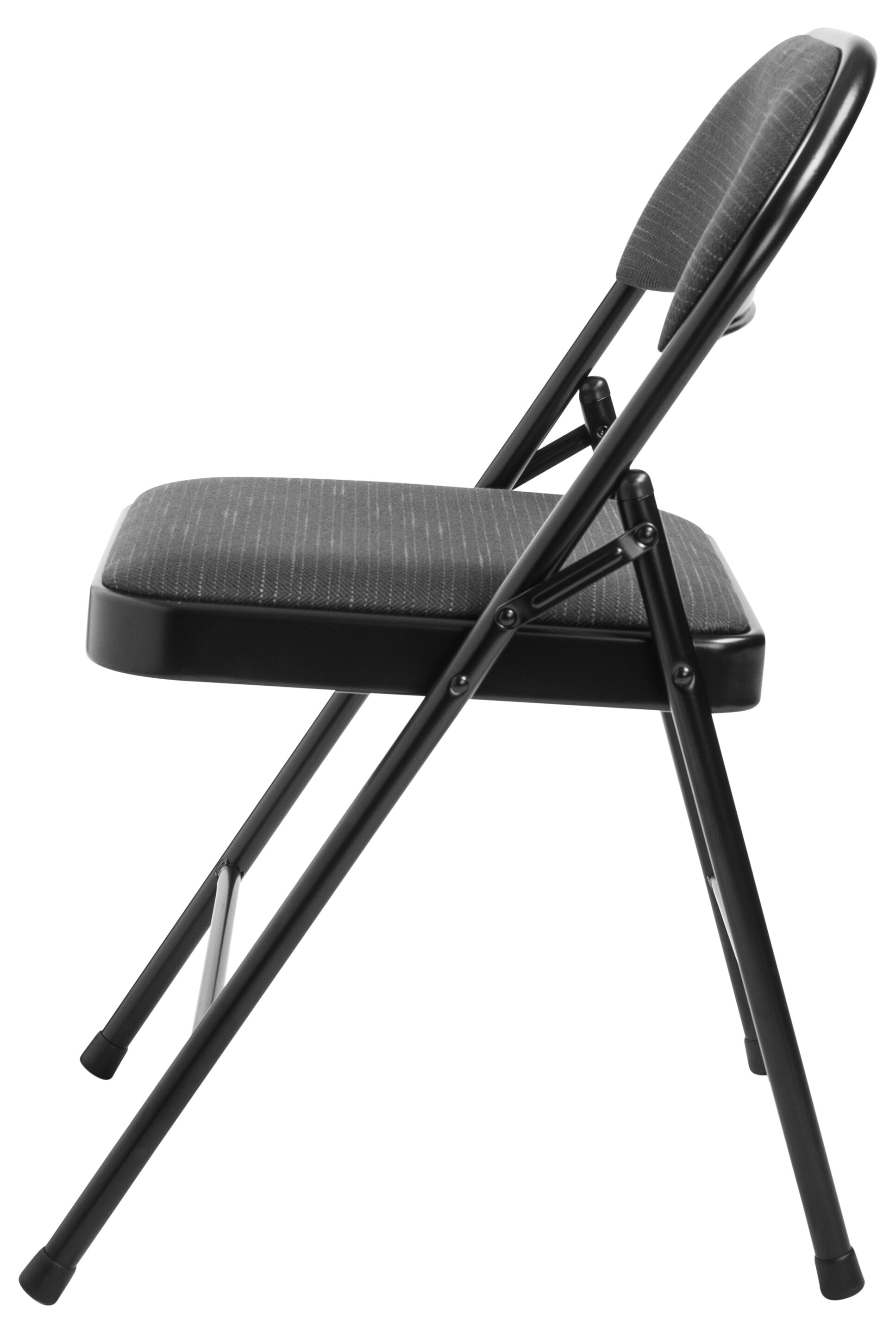 National Public Seating 4-Pack Star Trail Black Standard Folding Chair ...