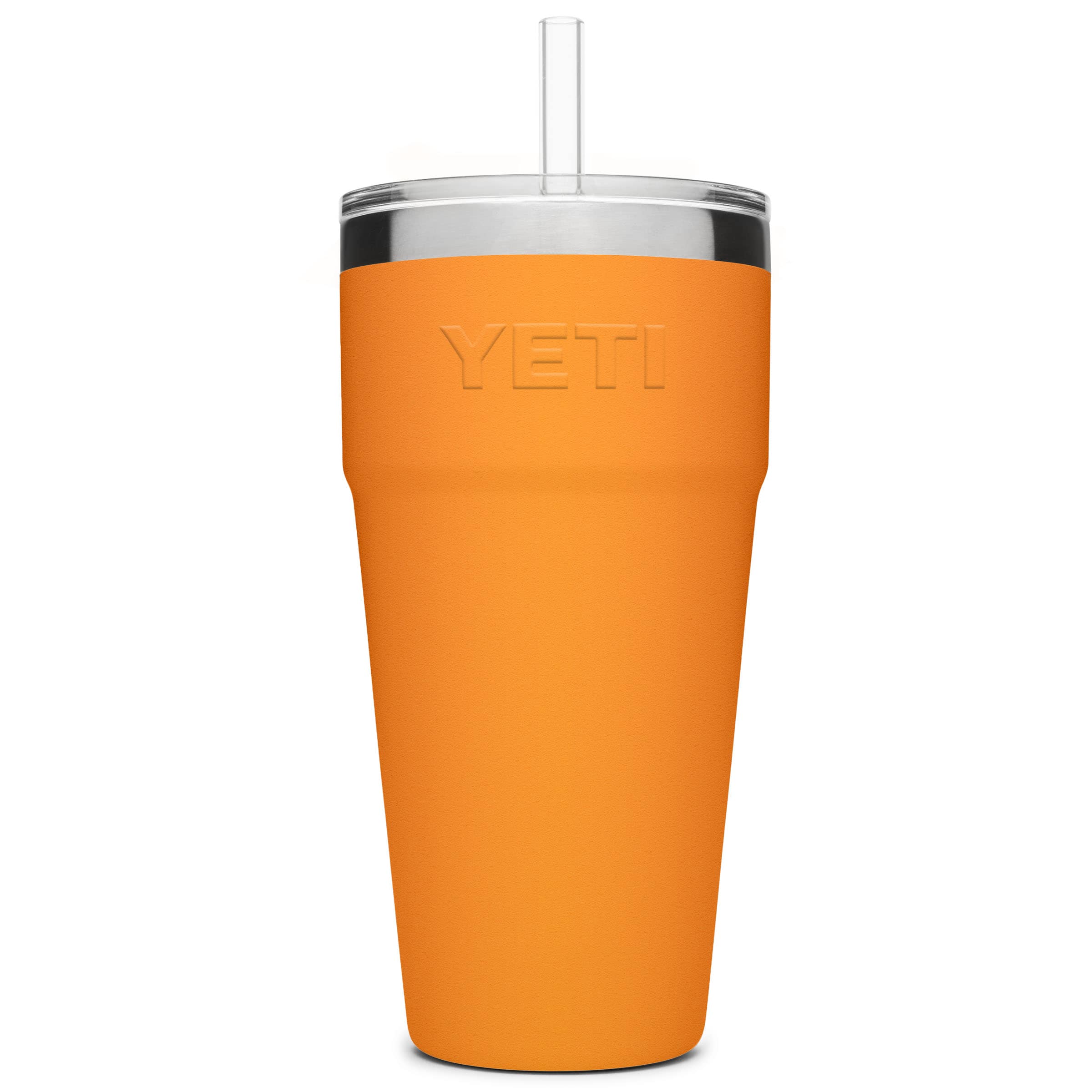 YETI Rambler 25 oz Straw Mug, Vacuum Insulated, Stainless Steel, King Crab  Orange