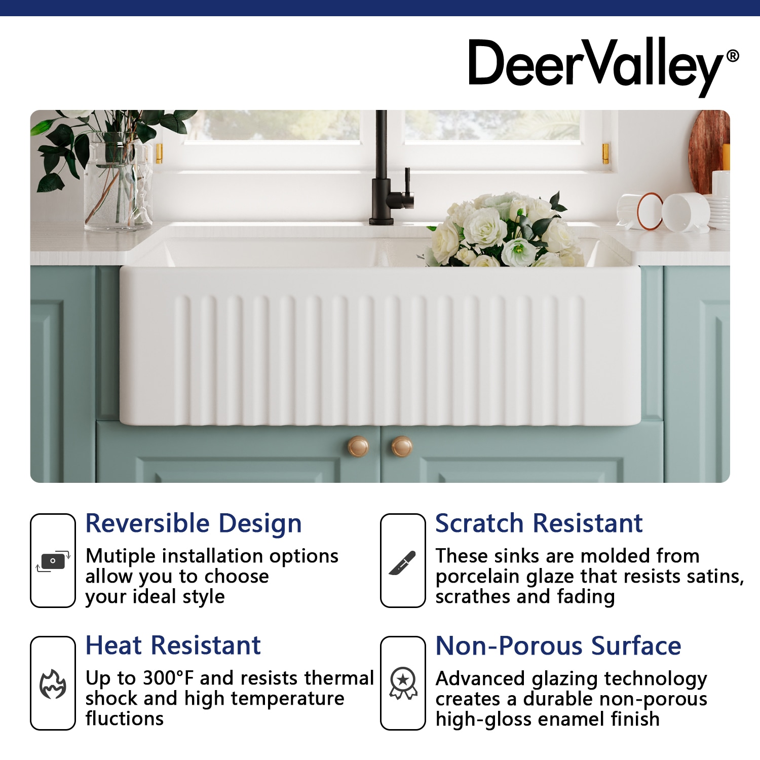DeerValley DV-1K028 Kitchen-Sinks - View #4