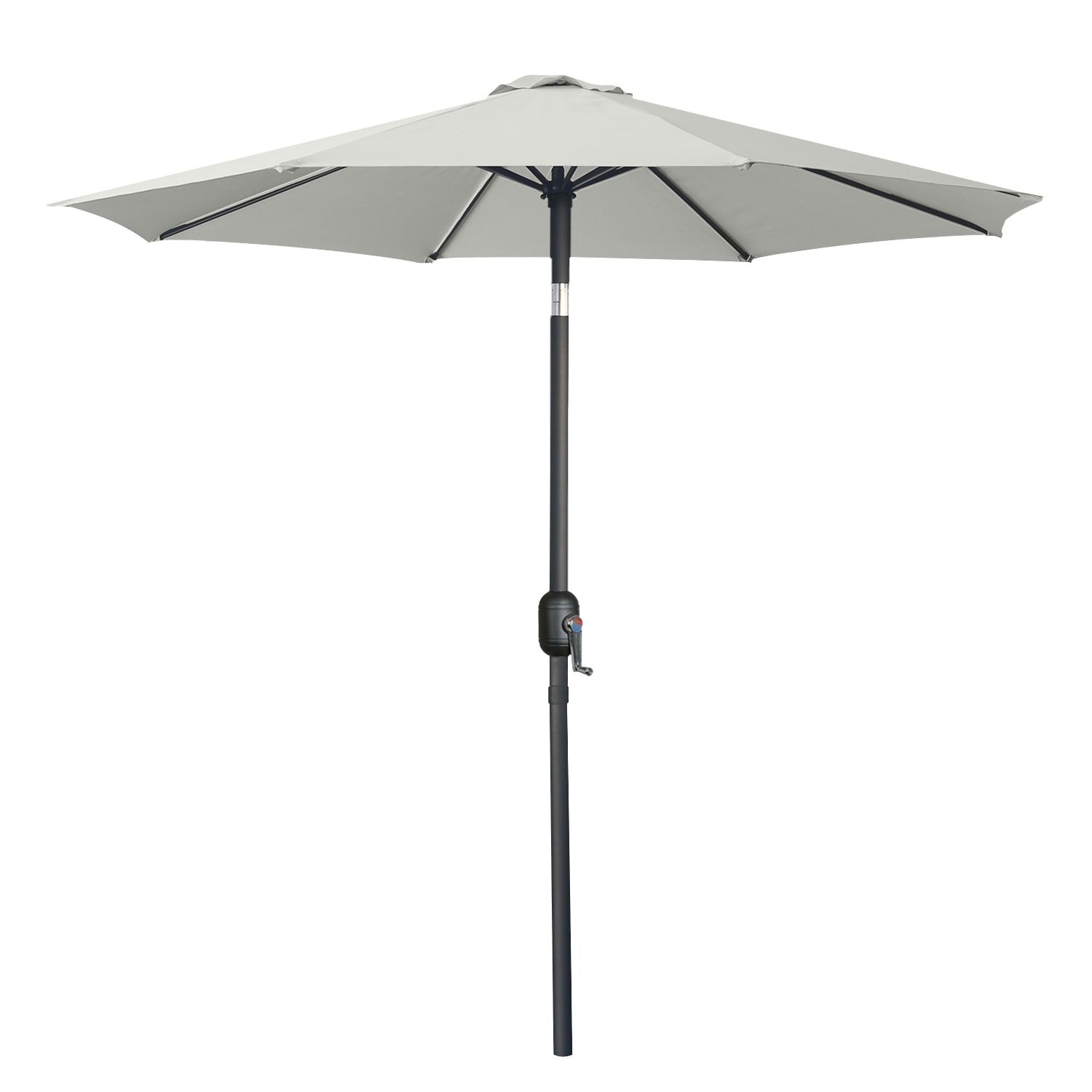 ABCCANOPY 9USLS6923A22UB03LBY8 9-ft Aluminum Beige Push-button Tilt Market Patio Umbrella