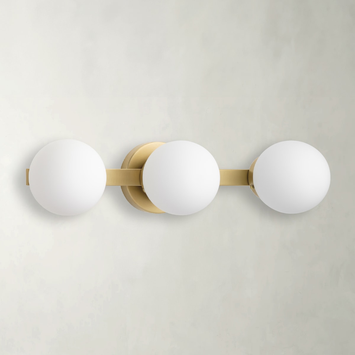 Progress Lighting A300008-191 Avec 21.75-in 3 -Light Brushed Gold Modern/contemporary Vanity light