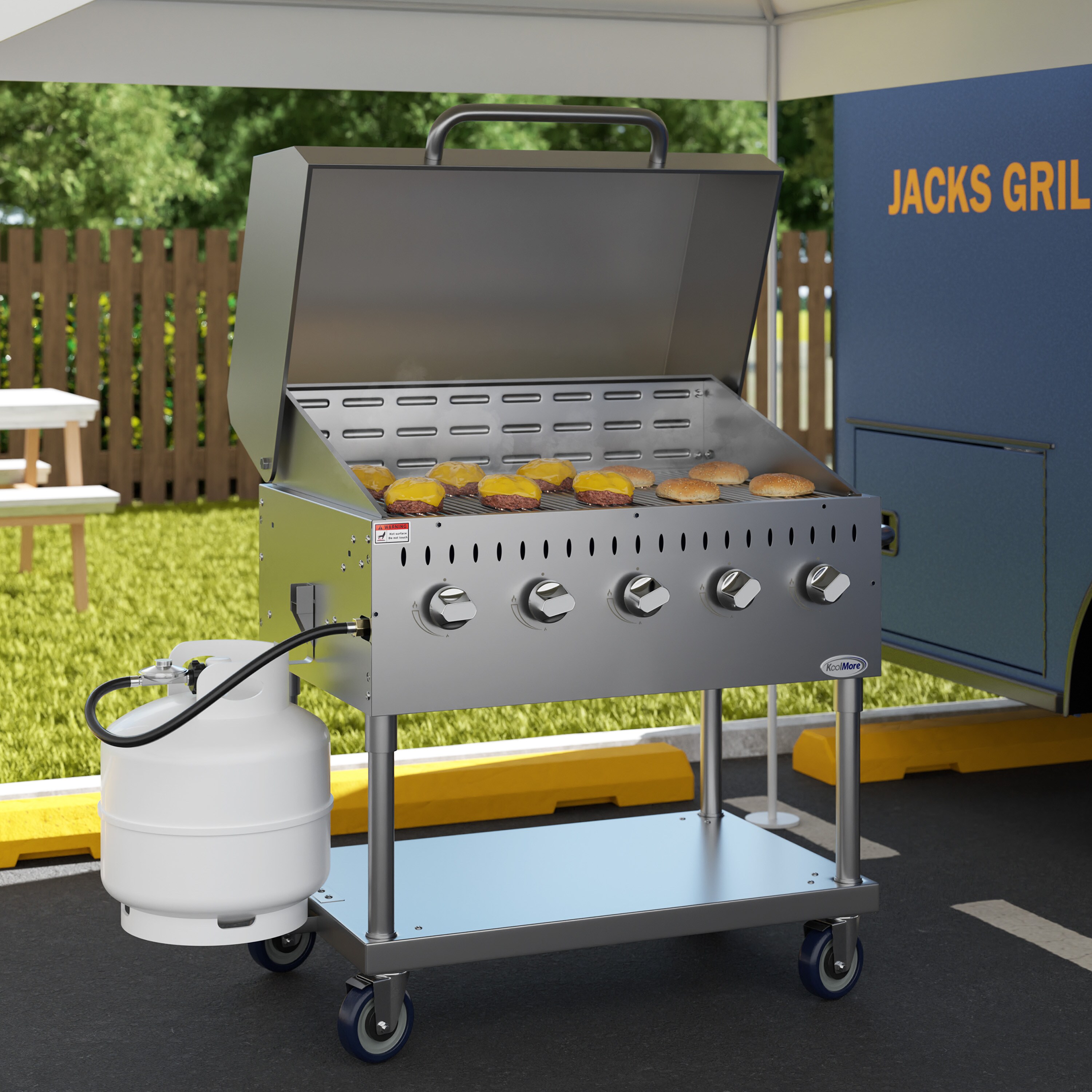 KoolMore LOW-CGKIT3-36D Gas-Grill - View #4