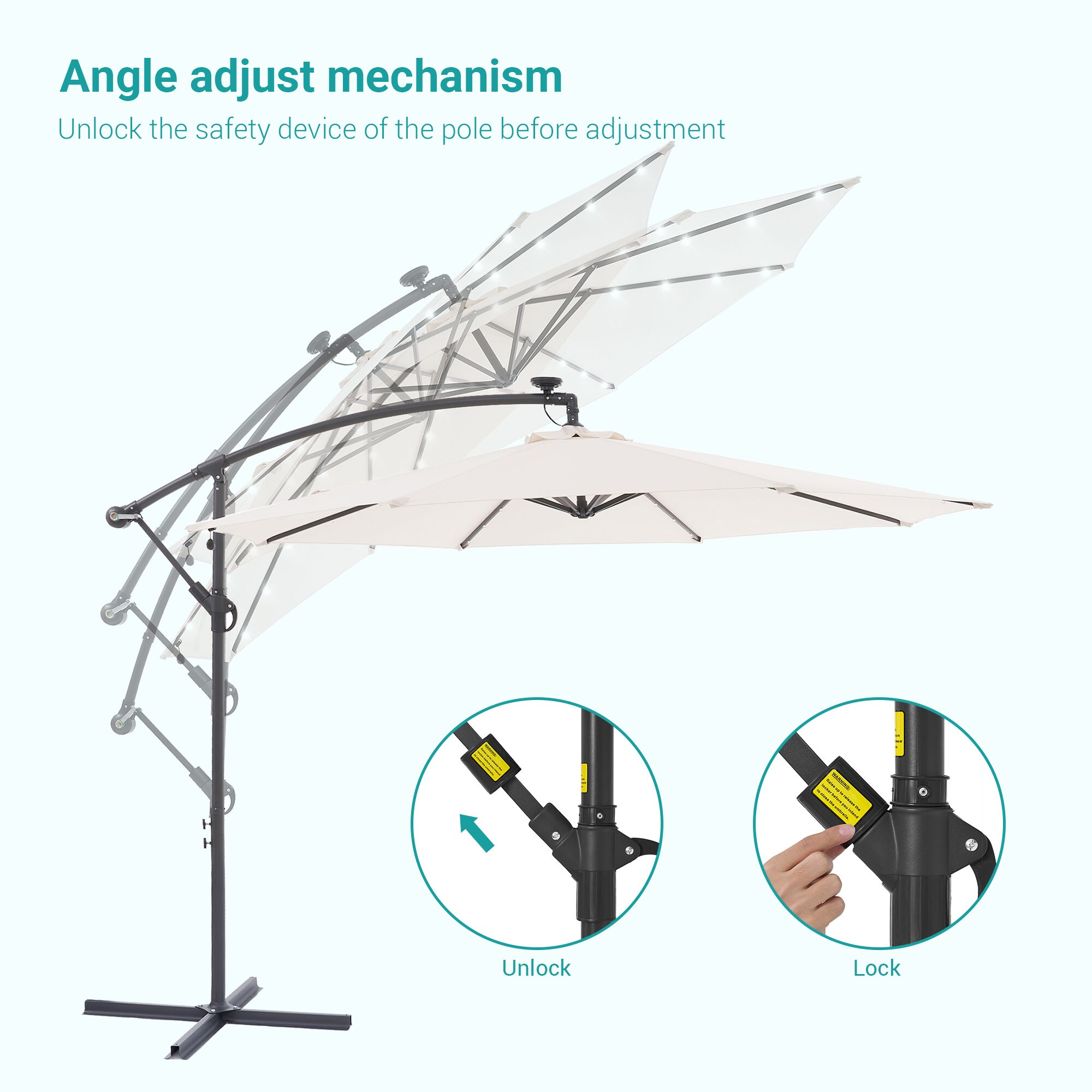 ACEGOSES LW-LED34M Umbrellas-2 - View #5