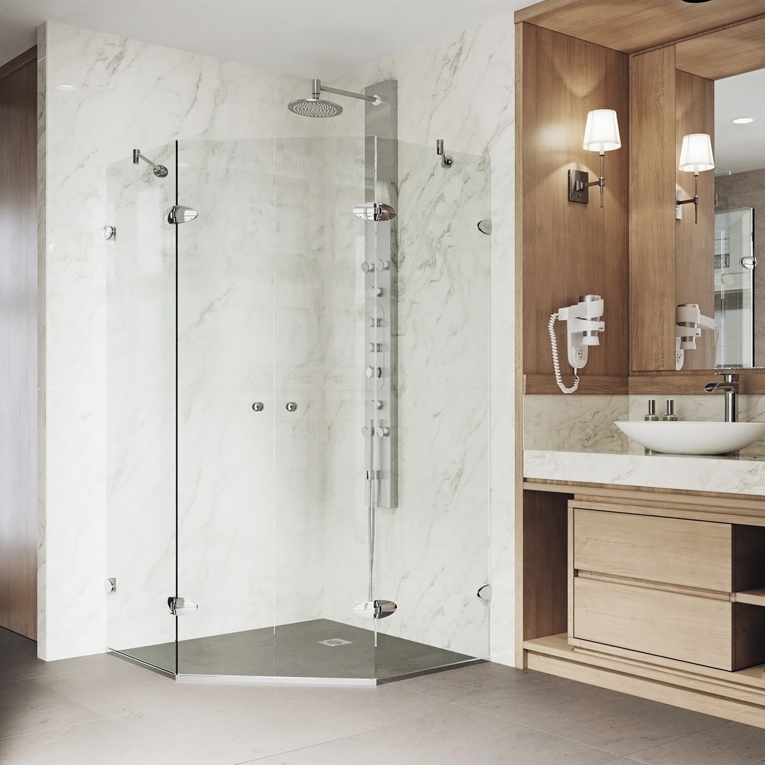 VIGO VG6063CHCL42 Alcove-Shower-Kit - View #6