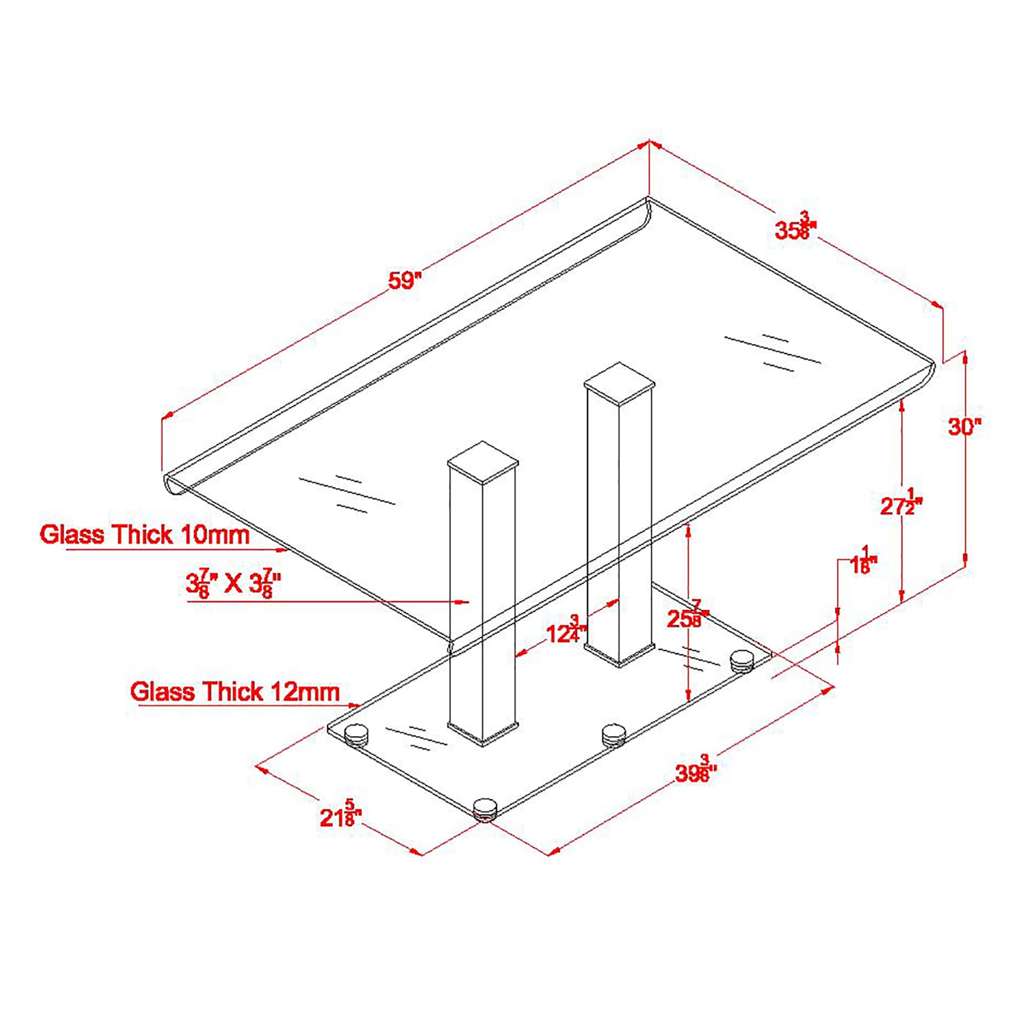 Furniture of America IDF-3362T Dining-Tables - View #8