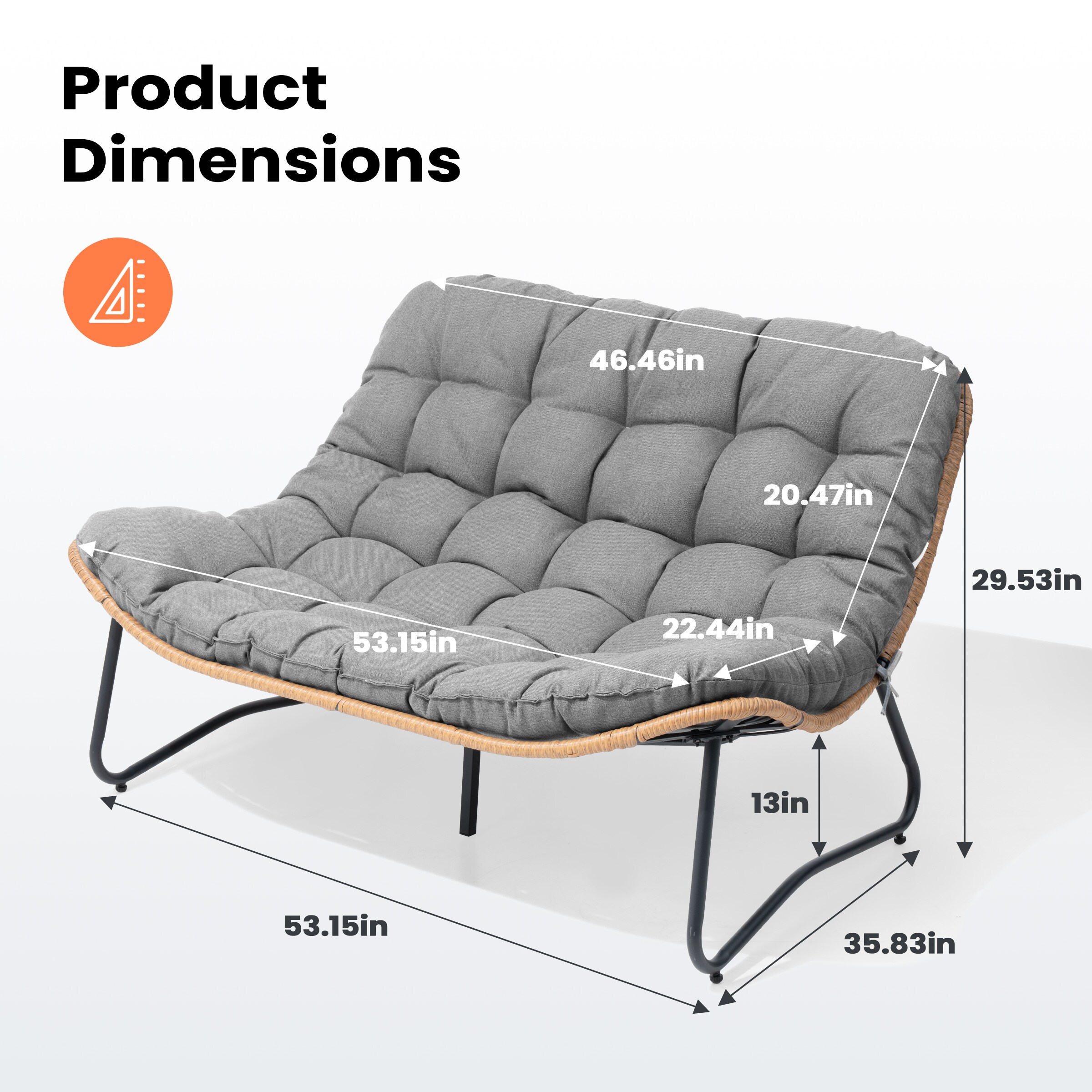 Pellebant ST25-LS001DGY Patio-Chairs - View #3
